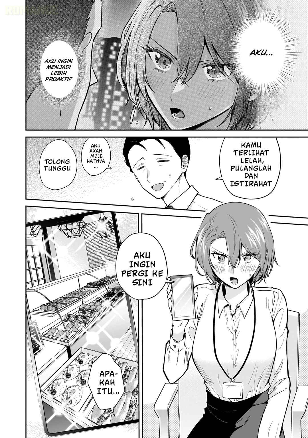 Misato-san wa Amasugi Joushi ni Chotto Kibishii Chapter 14 - Page 19
