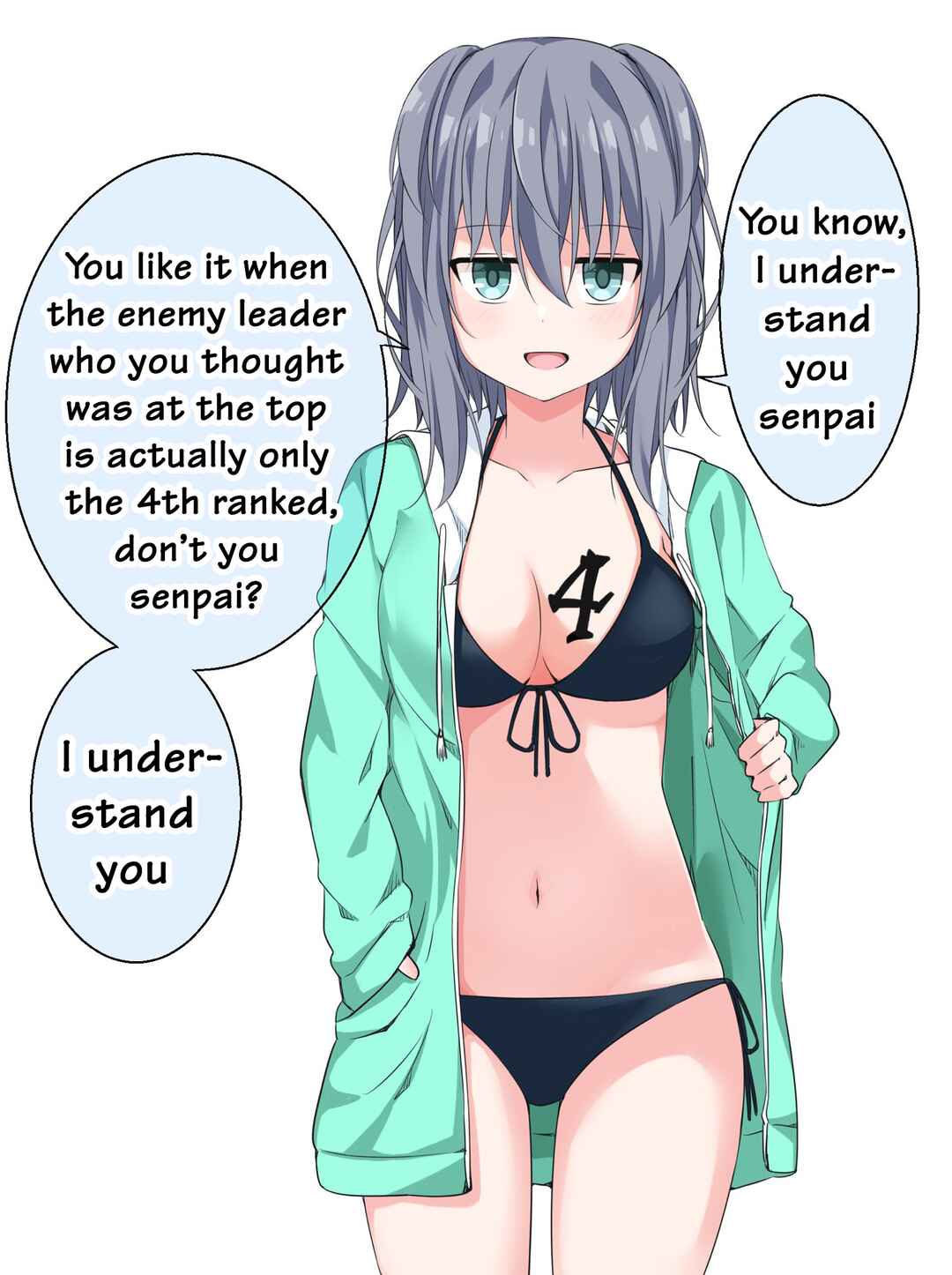 Kouhai-chan Who Understands You Chapter 14.1 - Page 1