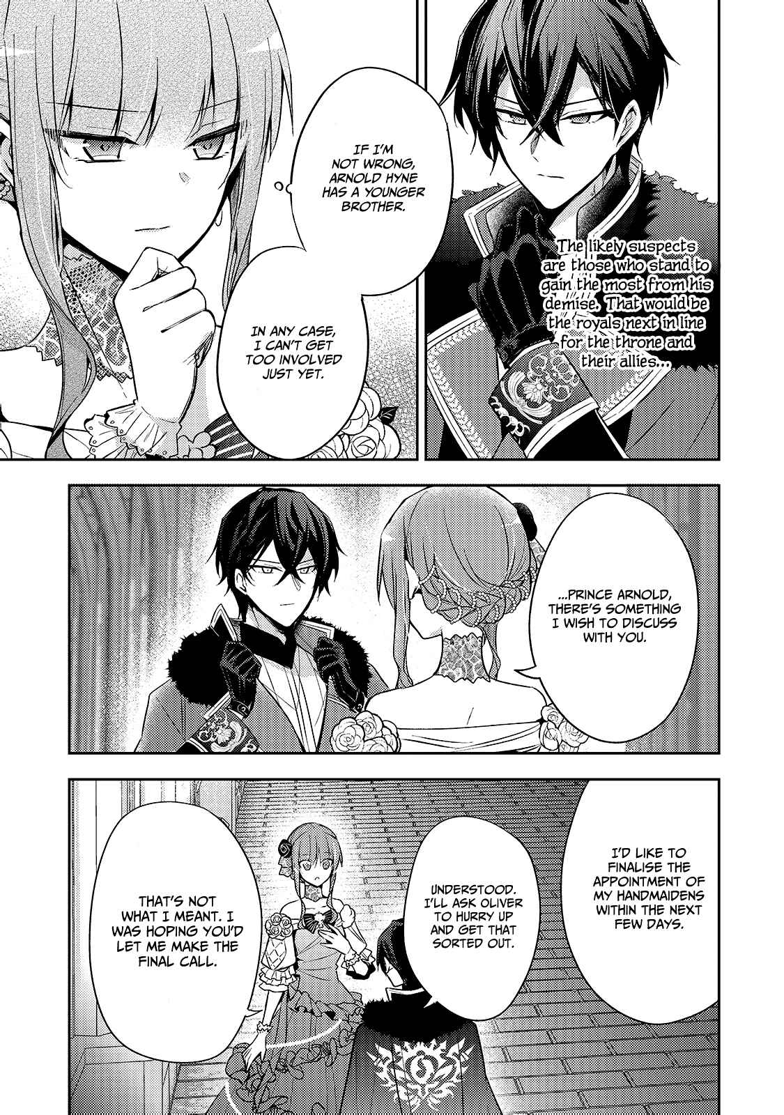 Loop 7-kaime no Akuyaku Reijou wa, Moto Tekikoku de Jiyuu Kimama na Hanayome Seikatsu o Mankitsu Suru Chapter 6 - Page 12