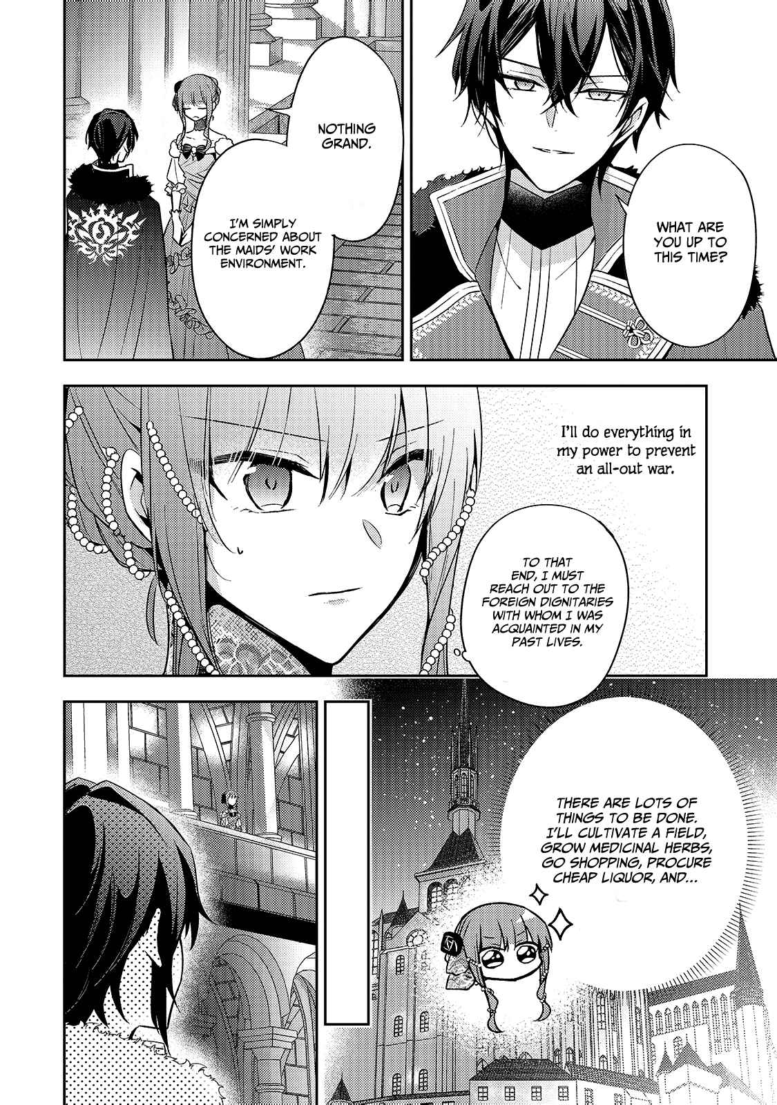 Loop 7-kaime no Akuyaku Reijou wa, Moto Tekikoku de Jiyuu Kimama na Hanayome Seikatsu o Mankitsu Suru Chapter 6 - Page 13