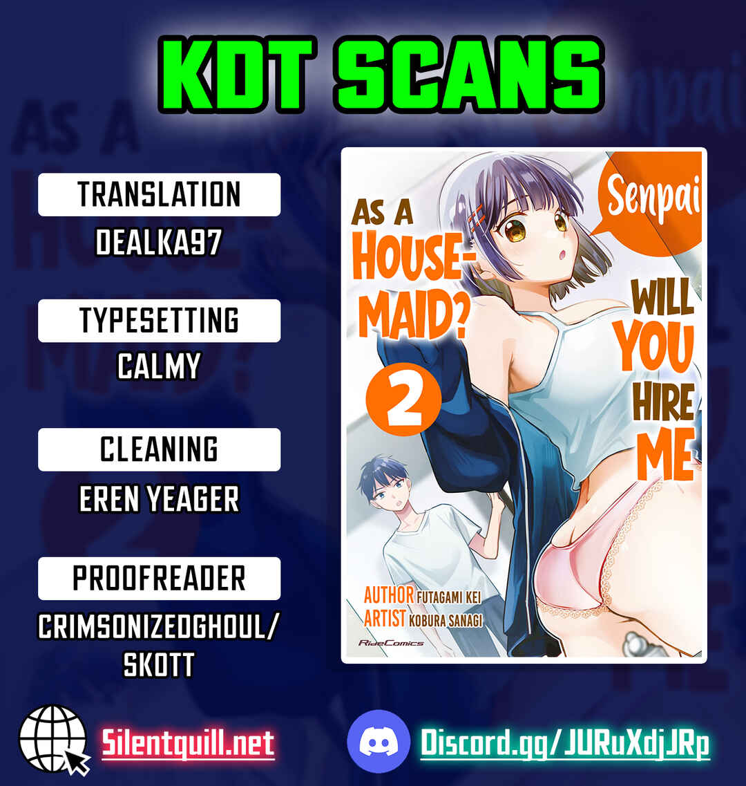 Senpai, Jitaku Keibiin no Koyou wa Ikaga desu ka? Chapter 10 - Page 1