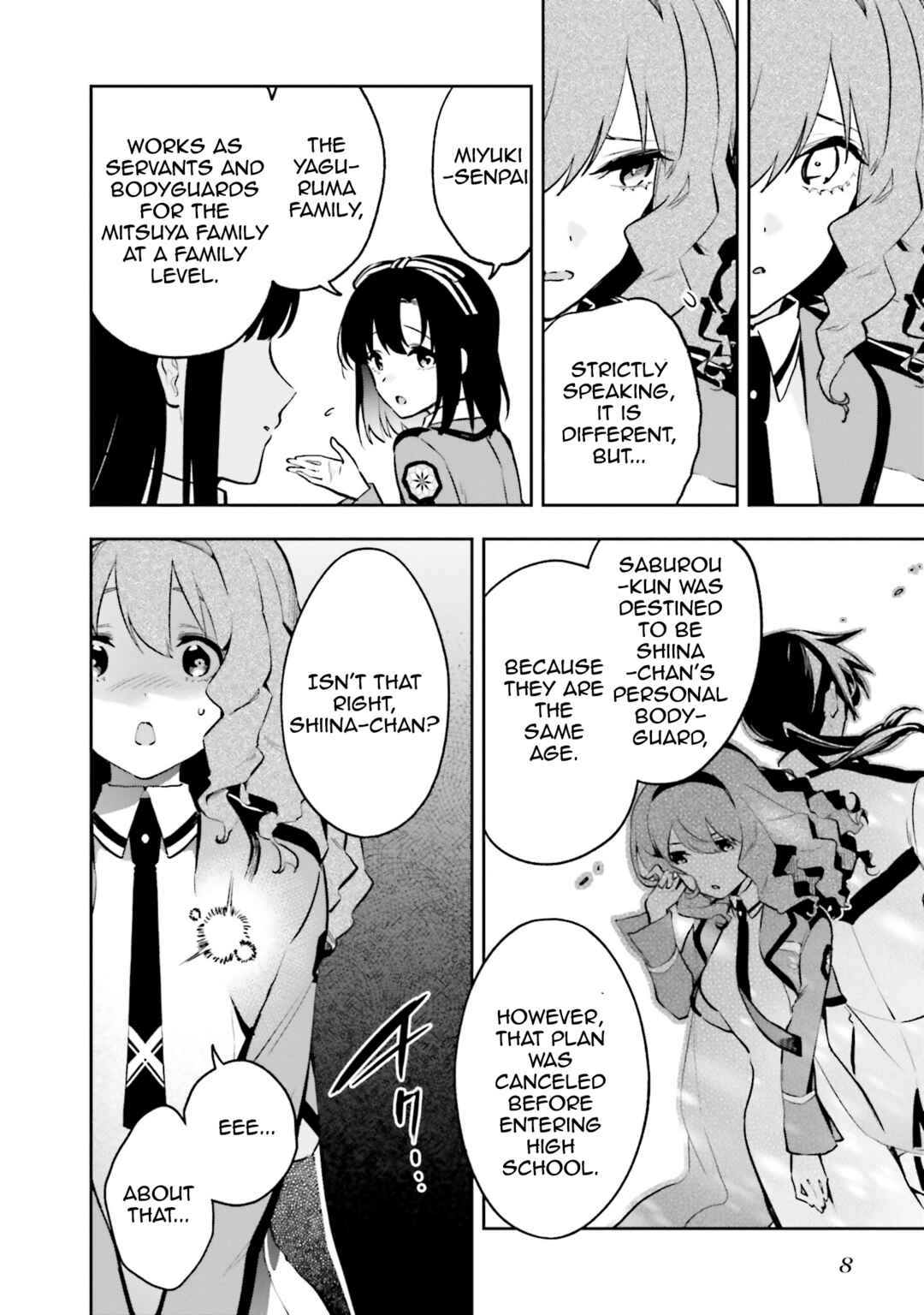 Mahouka Koukou no Rettousei: Douran no Joshou-hen Chapter 6 - Page 8