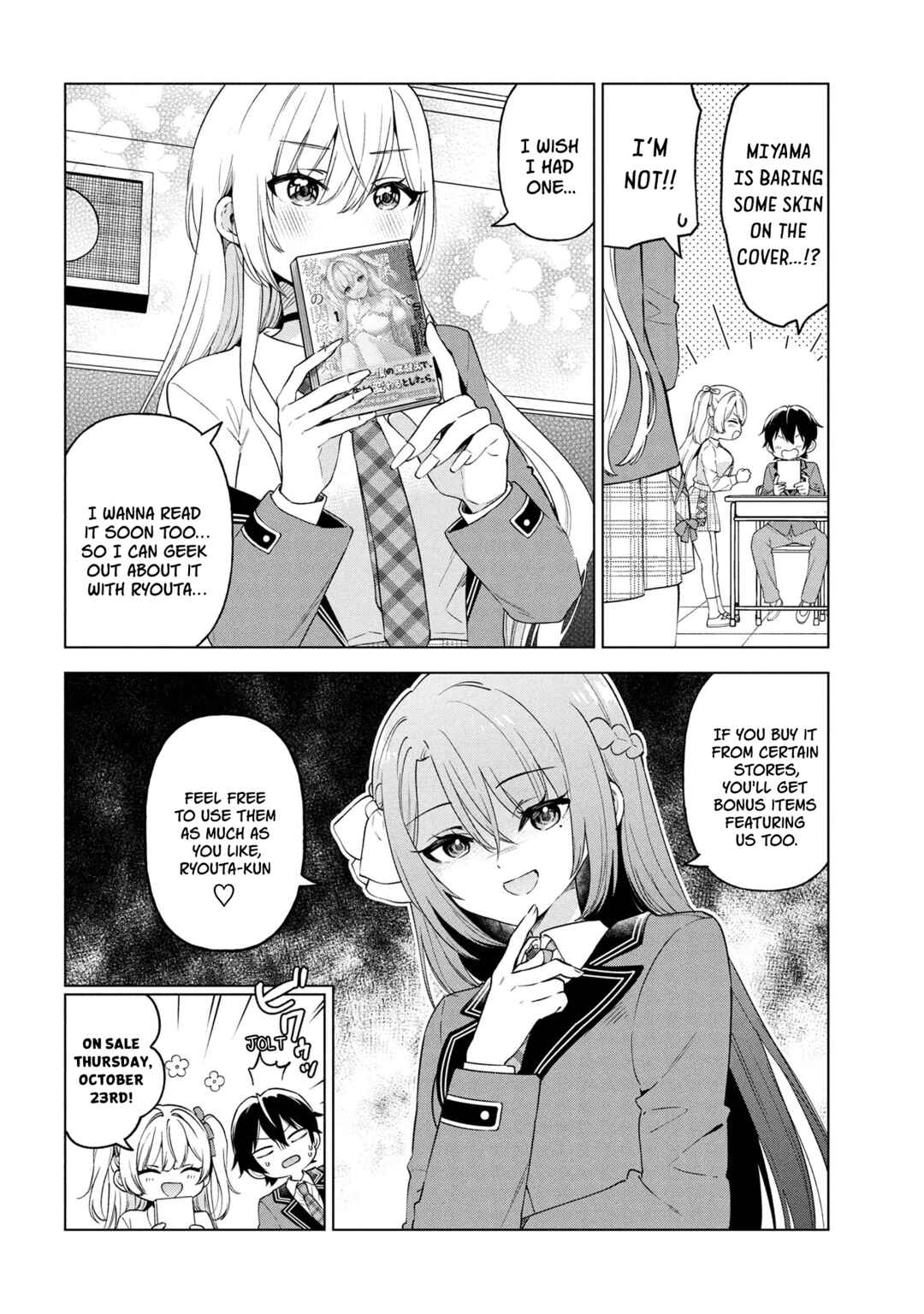 Inkya no Ore ga Sekigae de S-kyuu Bishoujo ni Kakomaretara Himitsu no Kankei ga Hajimatta. Chapter 4.1 - Page 2