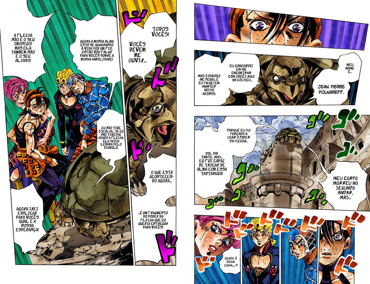 JoJo no Kimyou na Bouken: Part 5 - Ougon no Kaze Color-ban Chapter 134 - Page 10