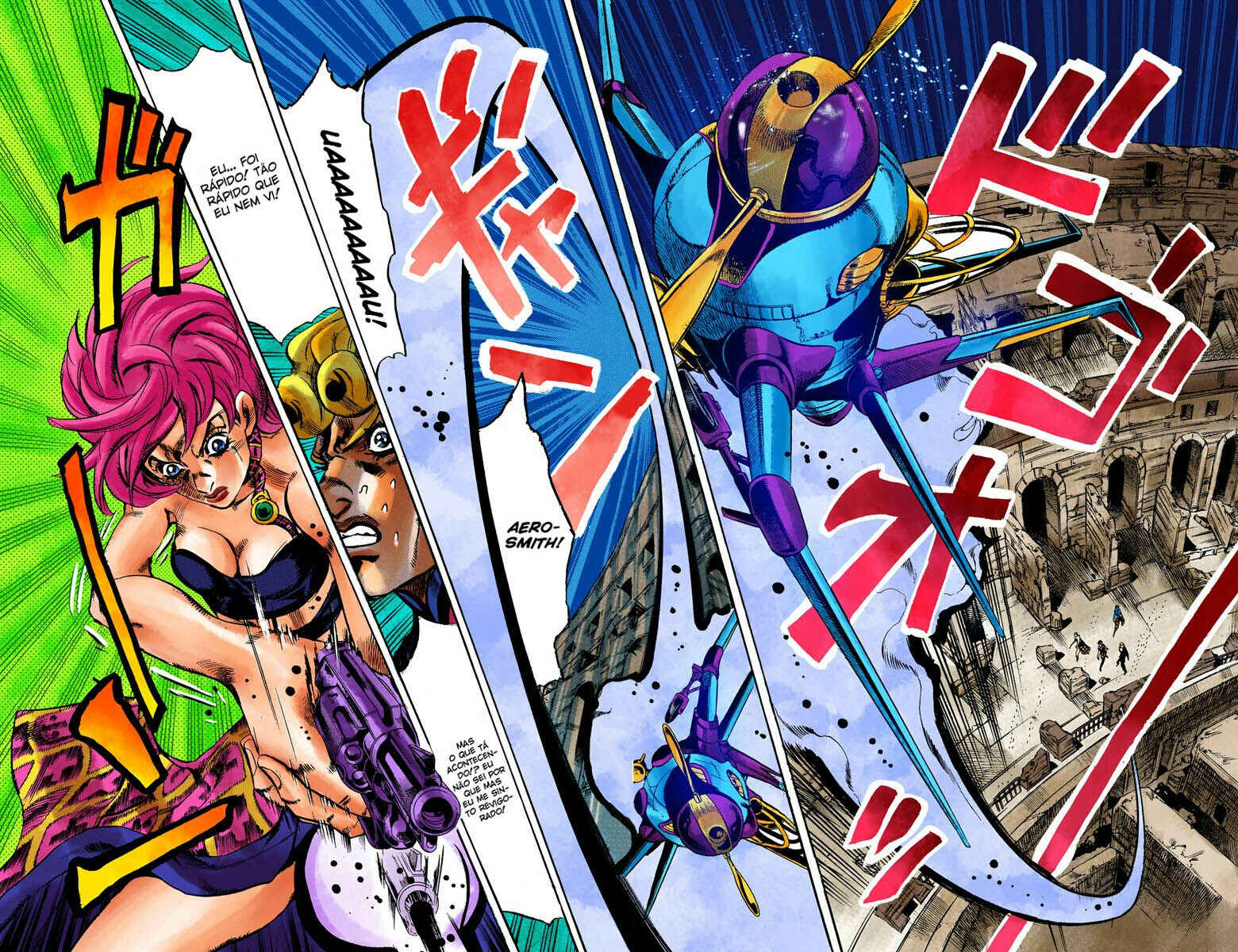 JoJo no Kimyou na Bouken: Part 5 - Ougon no Kaze Color-ban Chapter 134 - Page 6