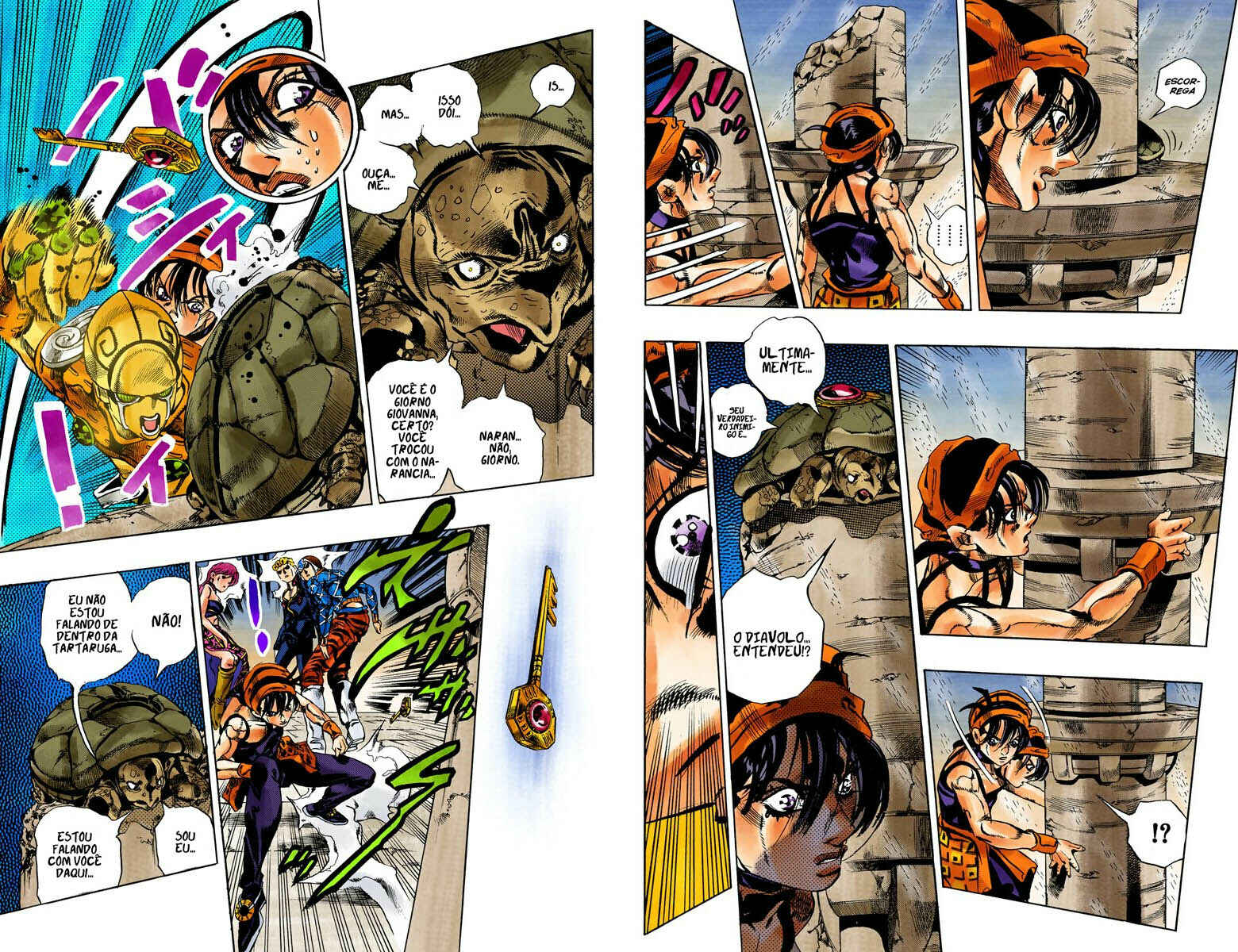 JoJo no Kimyou na Bouken: Part 5 - Ougon no Kaze Color-ban Chapter 134 - Page 9