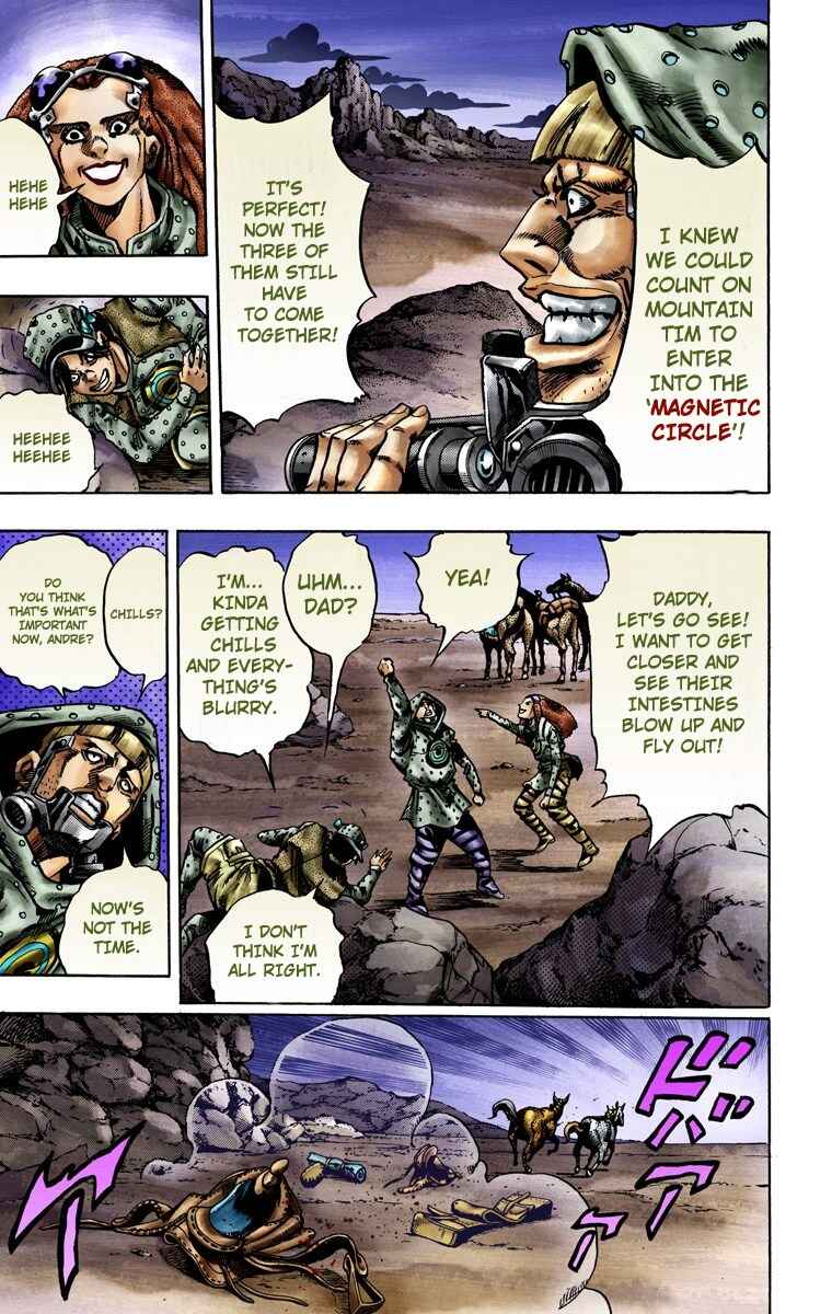 JoJo no Kimyou na Bouken: Part 7 - Steel Ball Run Color-ban Chapter 18 - Page 12