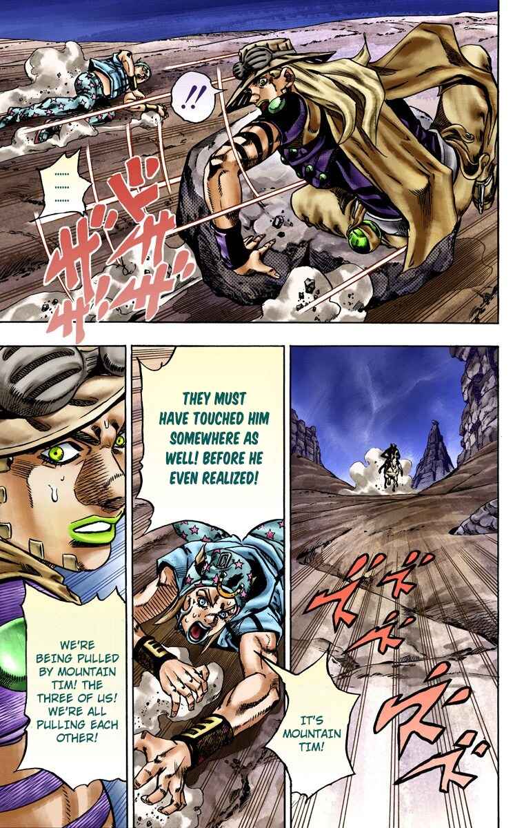 JoJo no Kimyou na Bouken: Part 7 - Steel Ball Run Color-ban Chapter 18 - Page 16