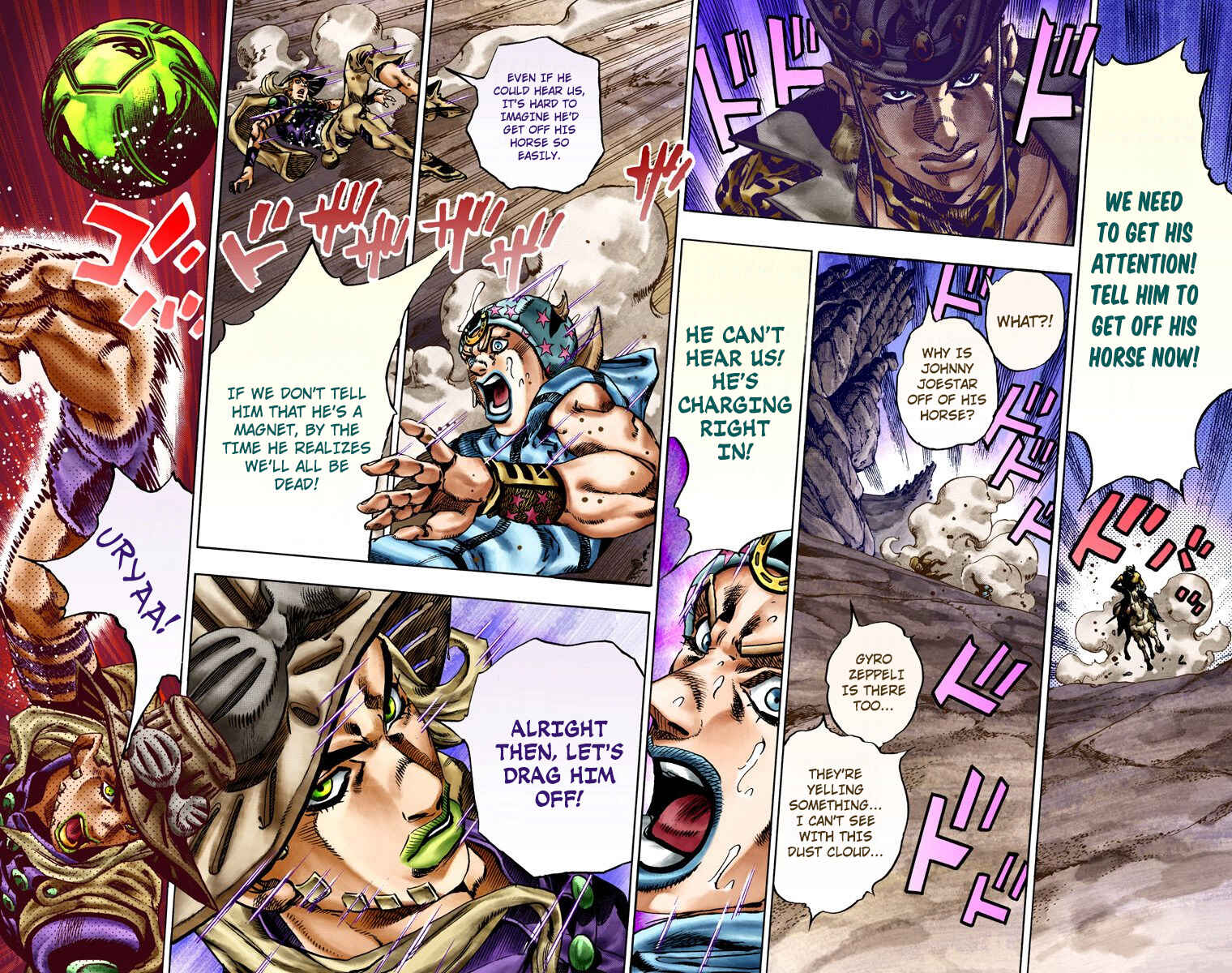 JoJo no Kimyou na Bouken: Part 7 - Steel Ball Run Color-ban Chapter 18 - Page 18