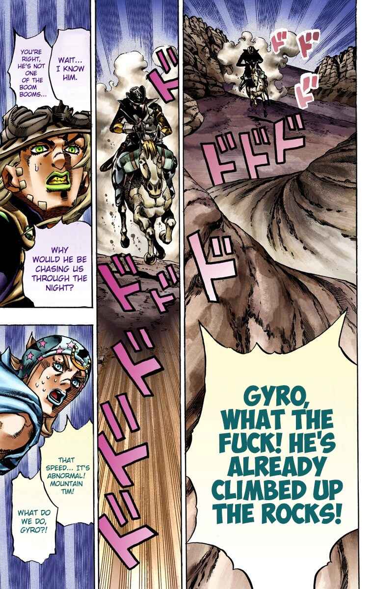 JoJo no Kimyou na Bouken: Part 7 - Steel Ball Run Color-ban Chapter 18 - Page 6