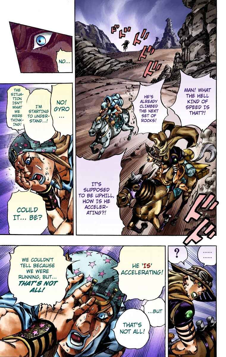 JoJo no Kimyou na Bouken: Part 7 - Steel Ball Run Color-ban Chapter 18 - Page 8