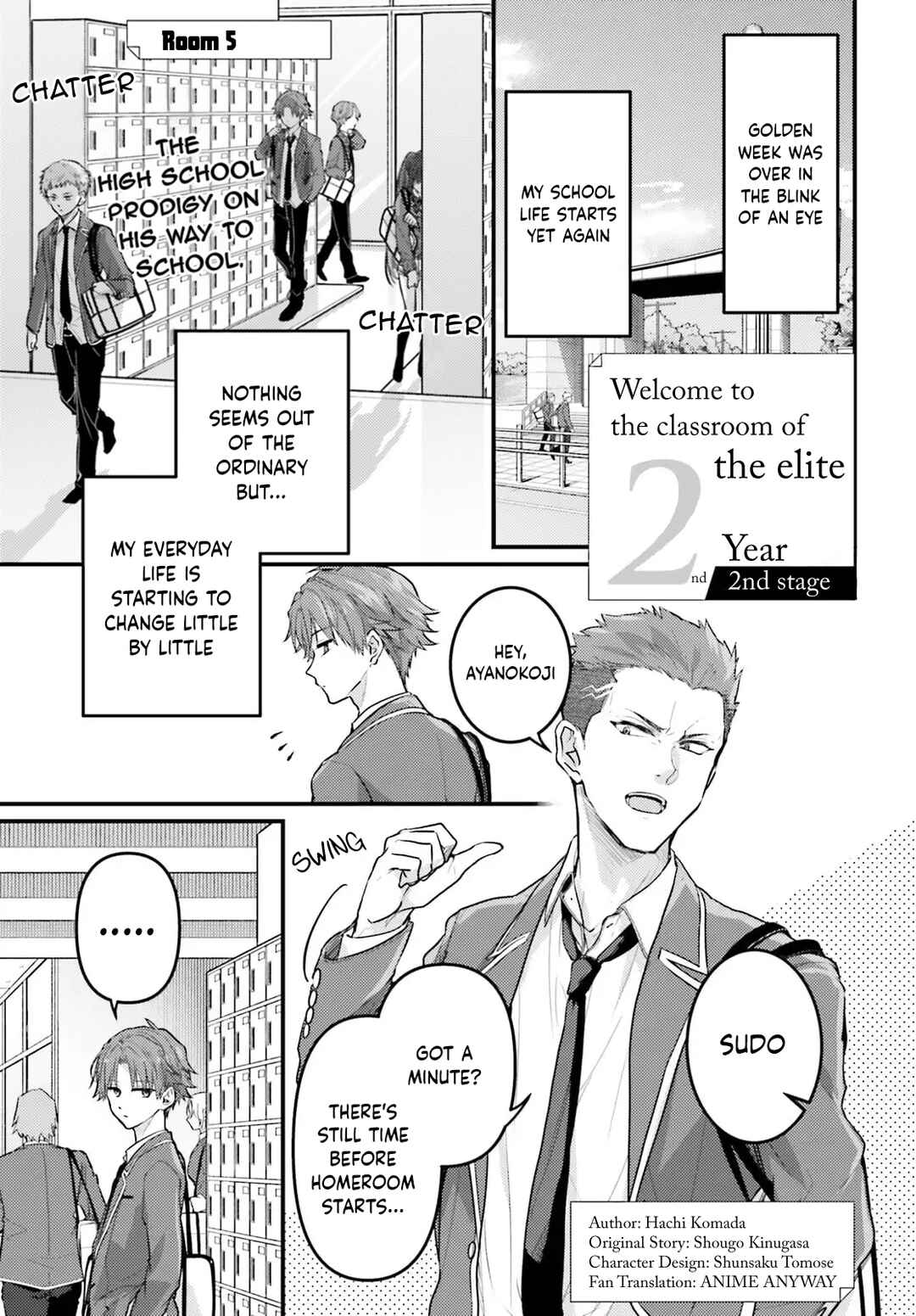 Youkoso Jitsuryoku Shijou Shugi no Kyoushitsu e 2-nensei-hen 2nd Stage Chapter 5 - Page 2