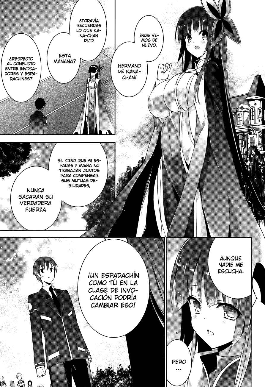 Magika no Kenshi to Shoukan Maou Chapter 3 - Page 9