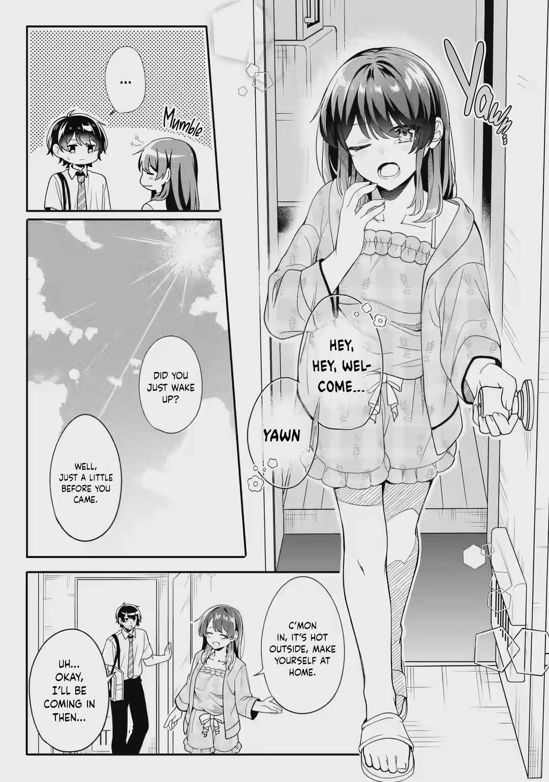 Muboubi Kawaii Pajama Sugata no Bishoujo to Heya de Futarikiri Chapter 2.1 - Page 12