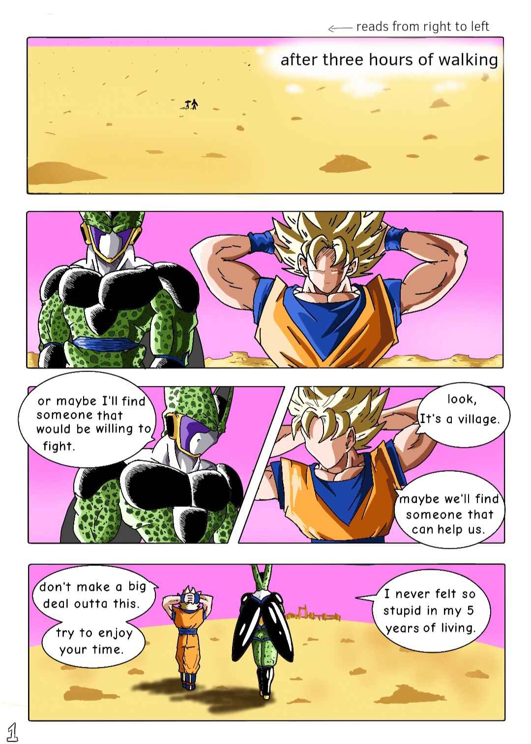 Dragon Ball: Goku and Cell's Daibouken Chapter 2 - Page 6