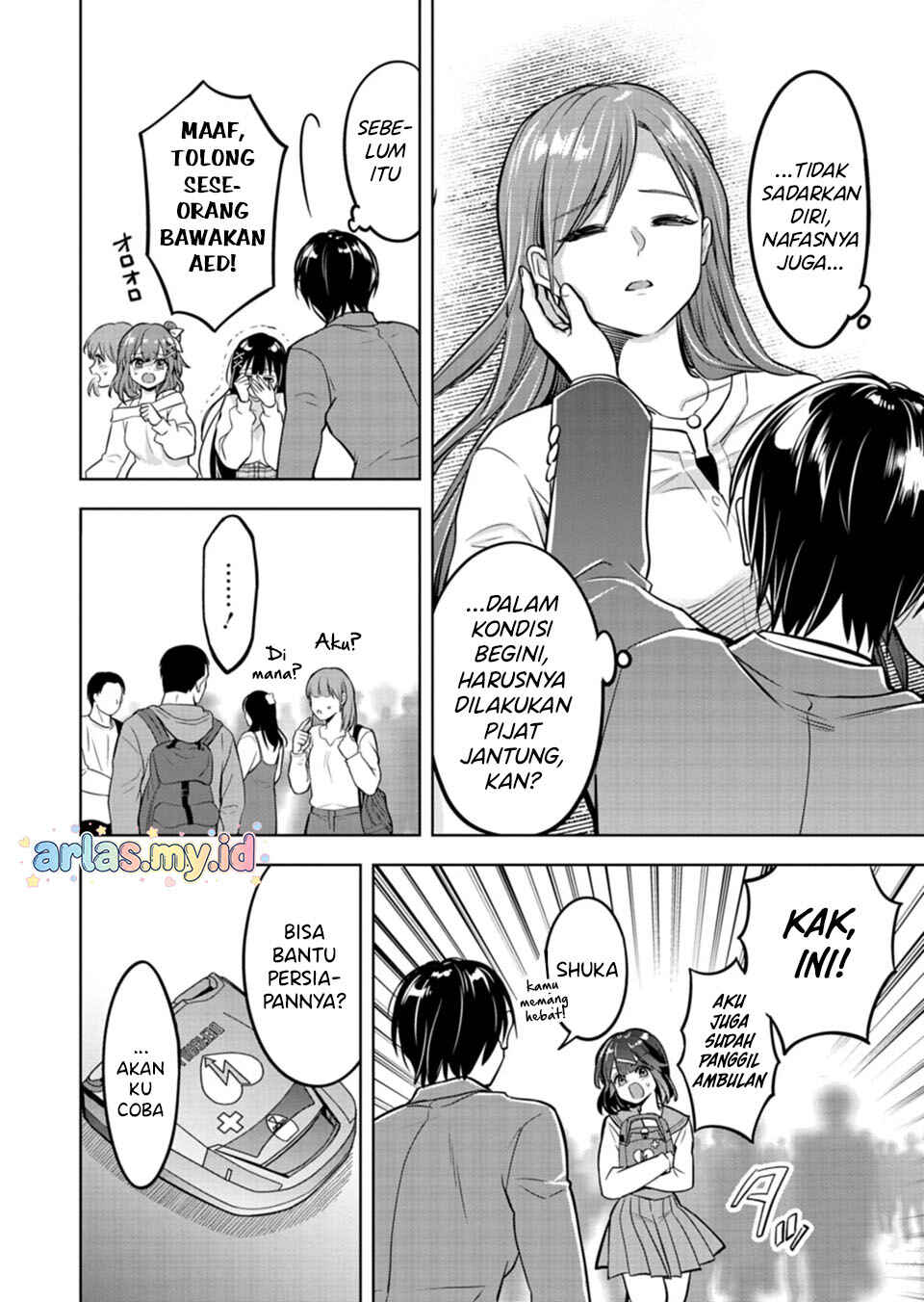 Taoreta Fujin o Sukutta Gohoubi wa, Musume no Bijin Futago to no Otsukiai deshita. Chapter 1 - Page 14