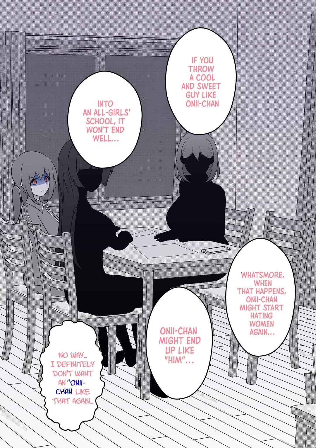 Danjo-hi 1:39 no Heikou Sekai wa Omoi no Hoka Futsuu (Fan Colored) Chapter 31 - Page 4
