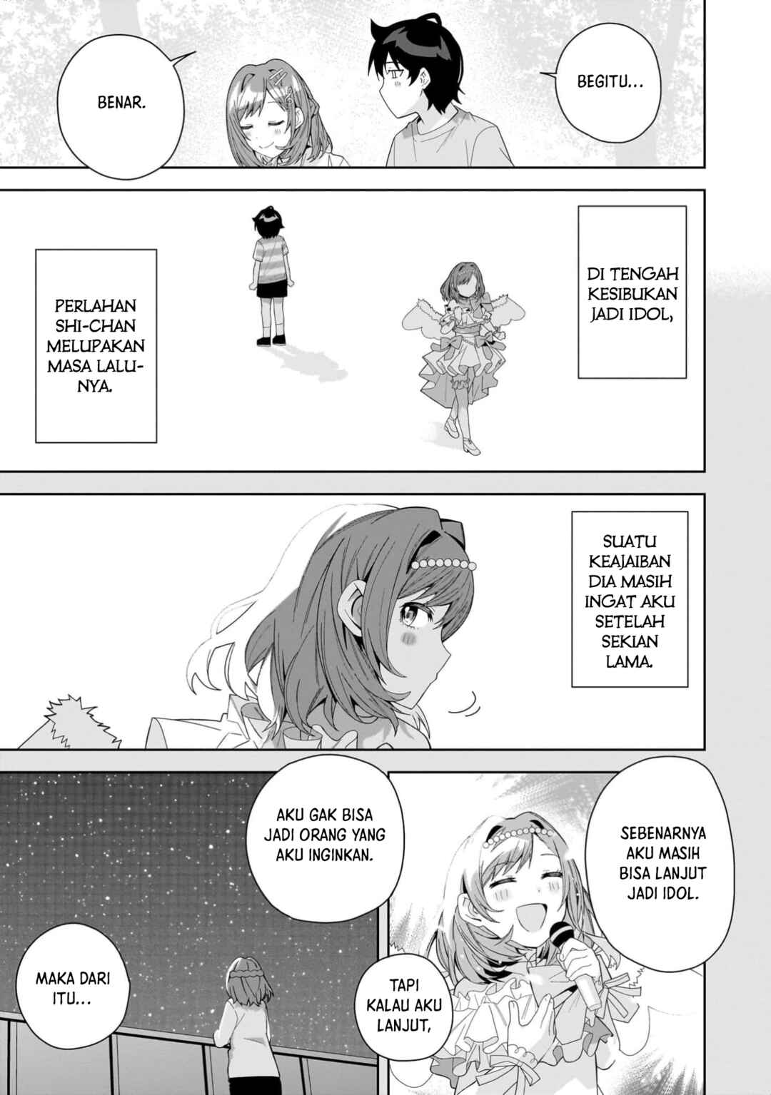 Classmate no Moto Idol ga, Tonikaku Kyodou Fushin nandesu. Chapter 15 - Page 9