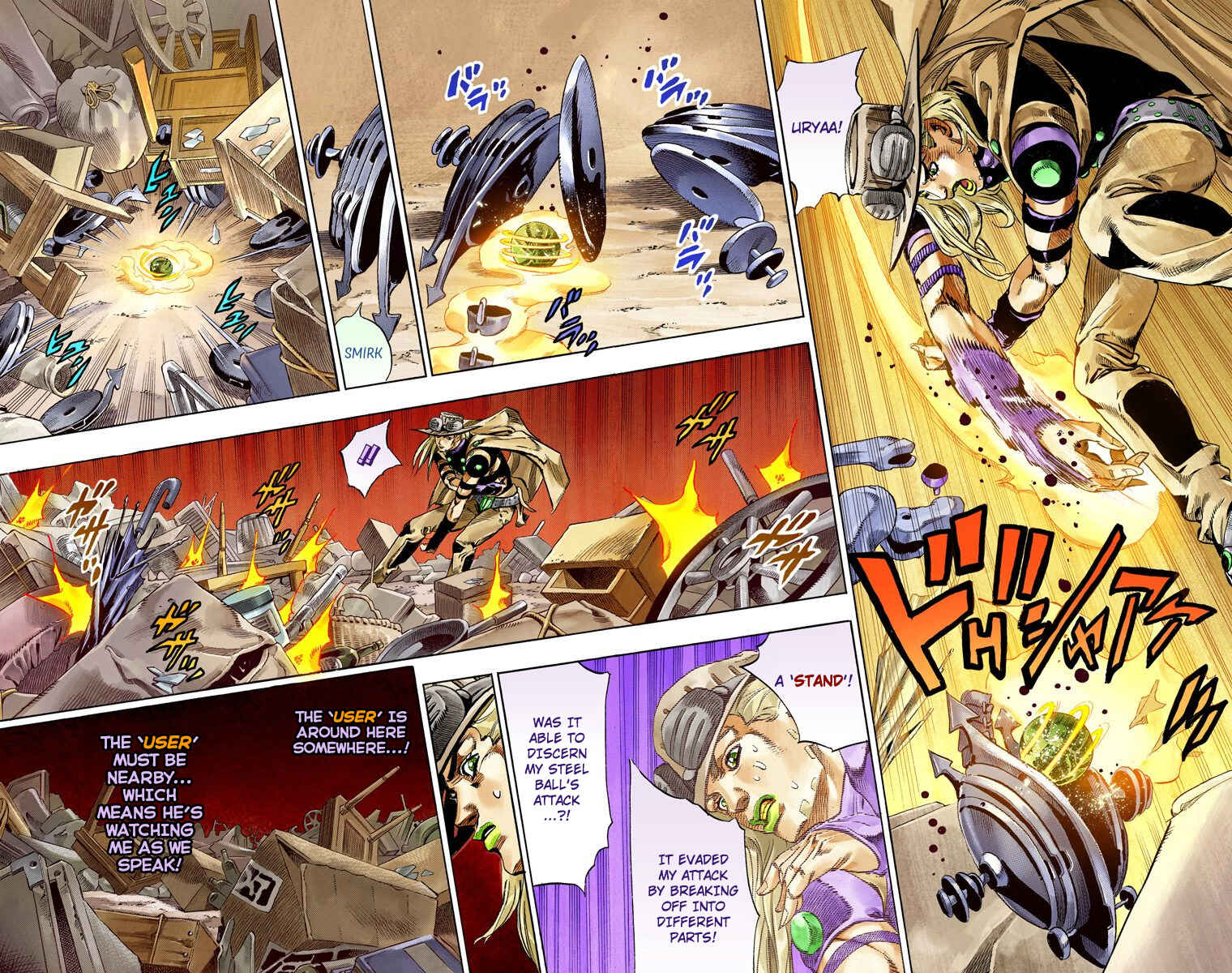 JoJo no Kimyou na Bouken: Part 7 - Steel Ball Run Color-ban Chapter 57 - Page 11