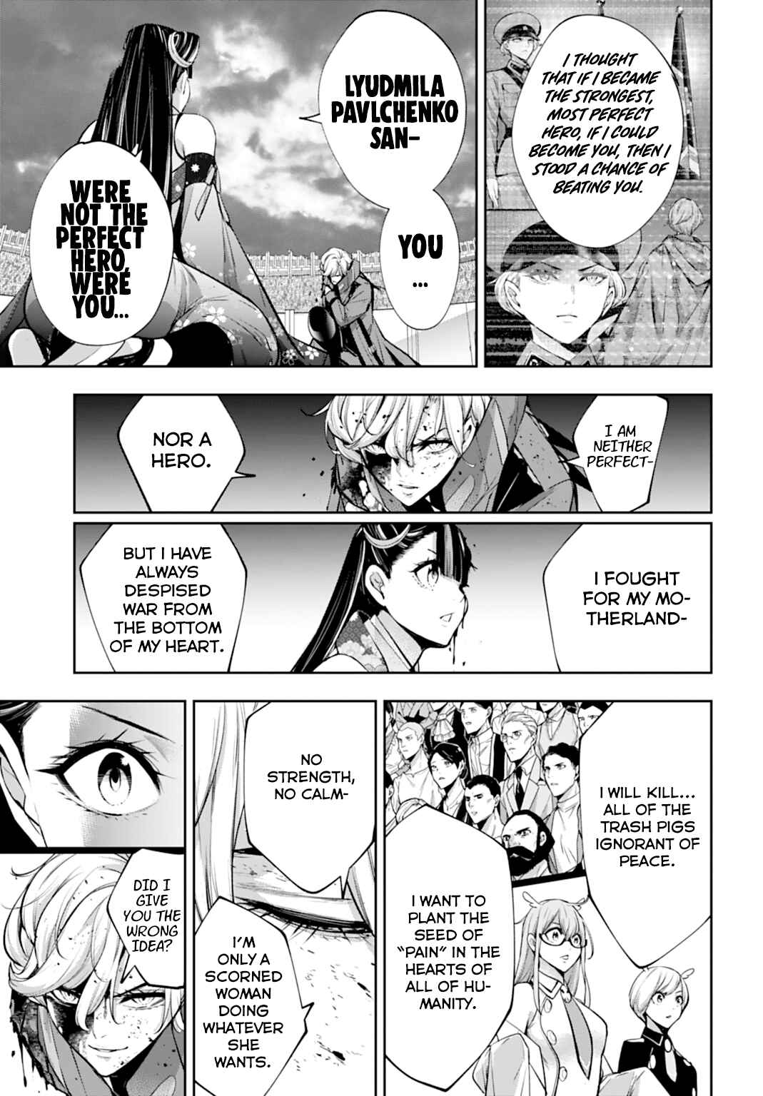 Majo Taisen - 32-nin no Isai no Majo wa Koroshiau Chapter 62 - Page 36