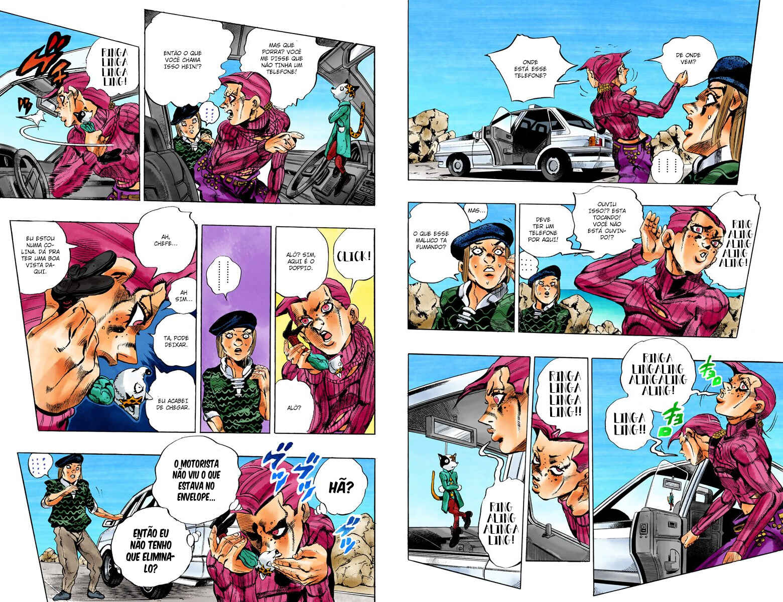 JoJo no Kimyou na Bouken: Part 5 - Ougon no Kaze Color-ban Chapter 103 - Page 8