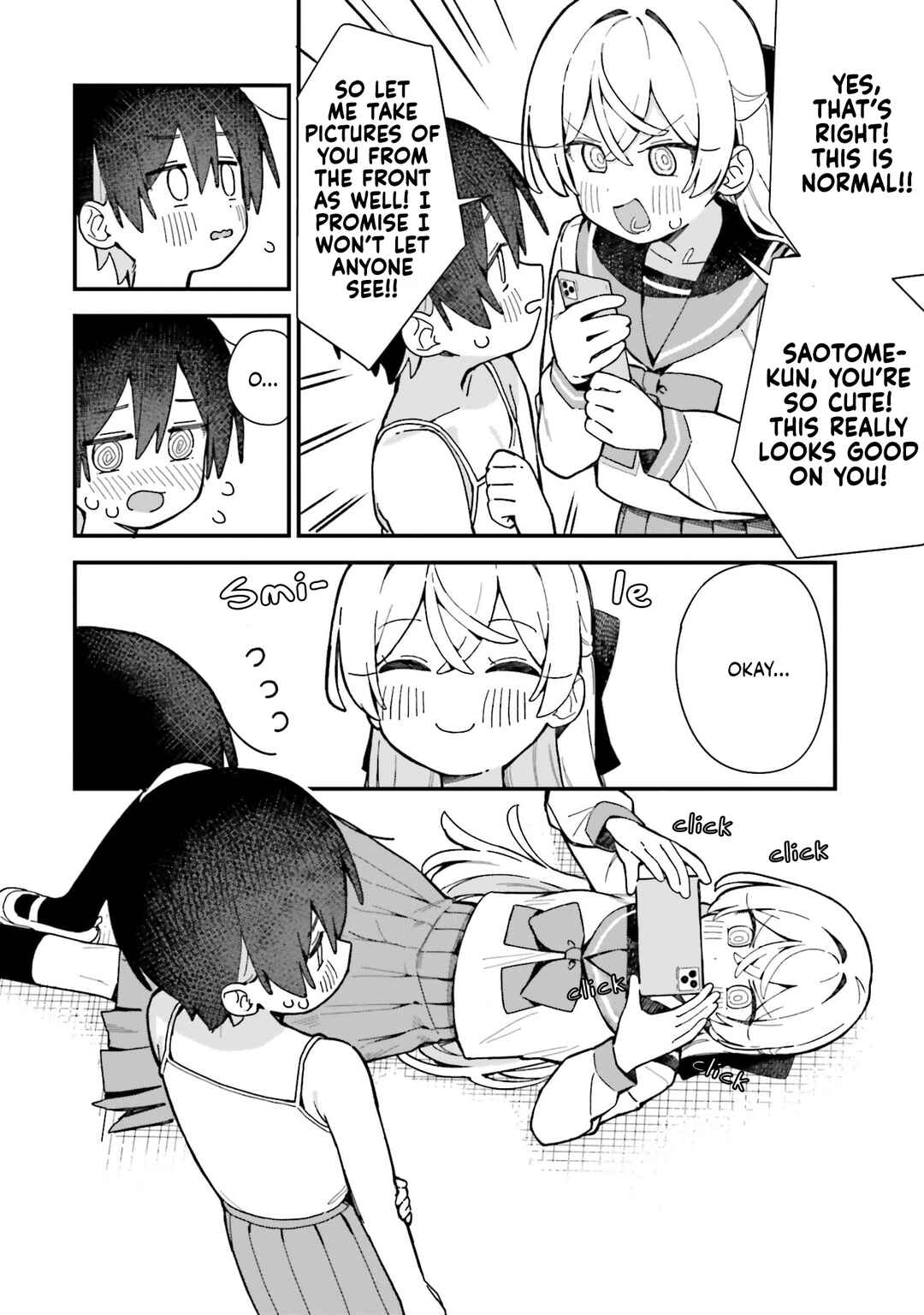 Kawaihara-senpai wa Kawaii (Saotome-kun) ga Suki! Chapter 2 - Page 12