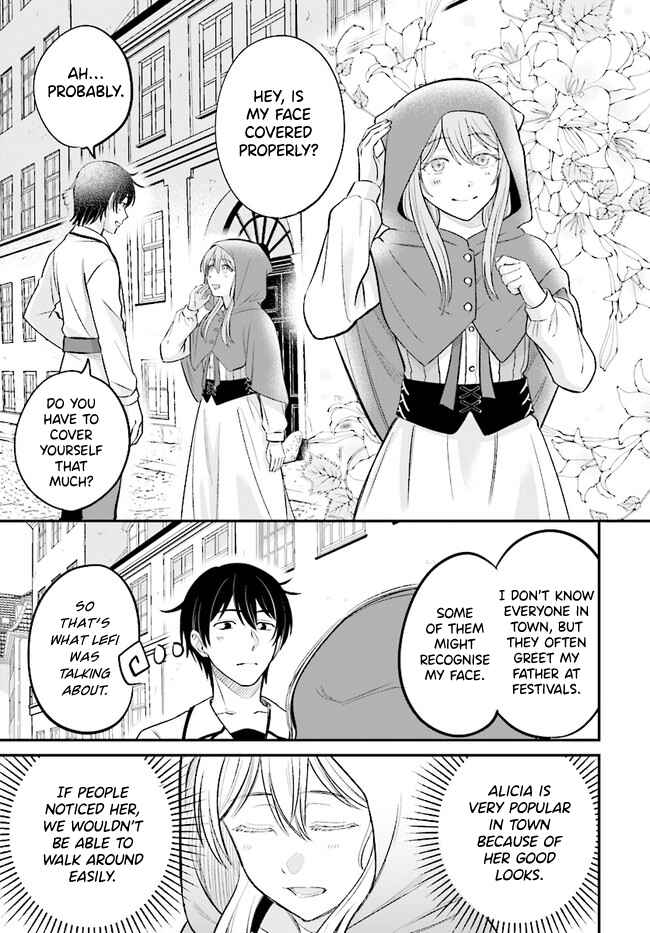Kyuutei Kajishi no Shiawase na Nichijou ~Black na Shokuba wo Tsuihou Saretaga, Ringoku de Koushaku Reijou ni Dekiaisarenagara White na Seikatsu Okurimasu~ Chapter 4.1 - Page 14