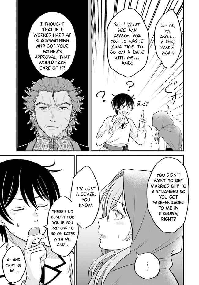 Kyuutei Kajishi no Shiawase na Nichijou ~Black na Shokuba wo Tsuihou Saretaga, Ringoku de Koushaku Reijou ni Dekiaisarenagara White na Seikatsu Okurimasu~ Chapter 4.1 - Page 16