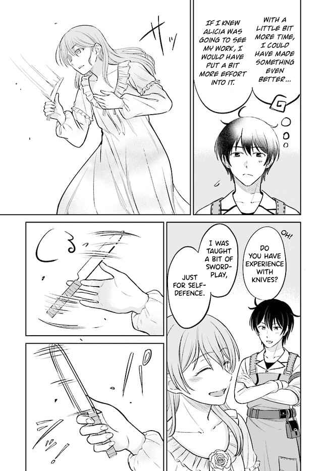 Kyuutei Kajishi no Shiawase na Nichijou ~Black na Shokuba wo Tsuihou Saretaga, Ringoku de Koushaku Reijou ni Dekiaisarenagara White na Seikatsu Okurimasu~ Chapter 4.1 - Page 4