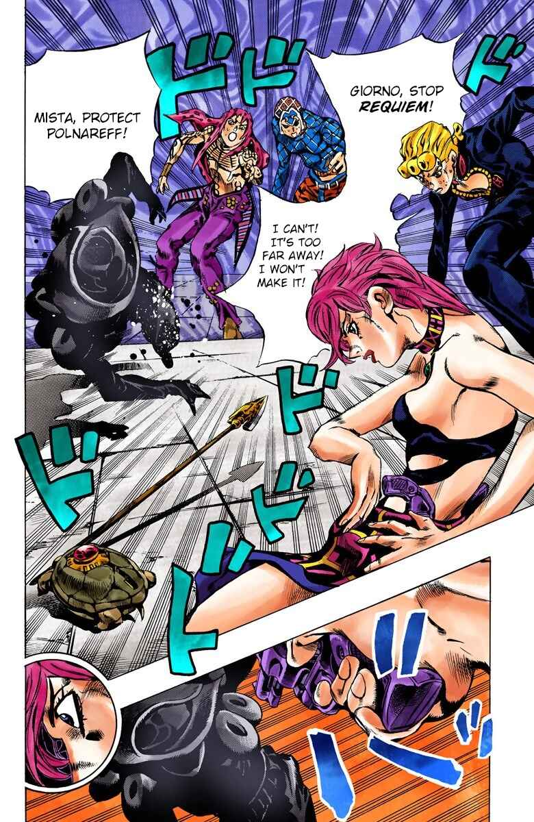 JoJo no Kimyou na Bouken: Part 5 - Ougon no Kaze Color-ban Chapter 139 - Page 19