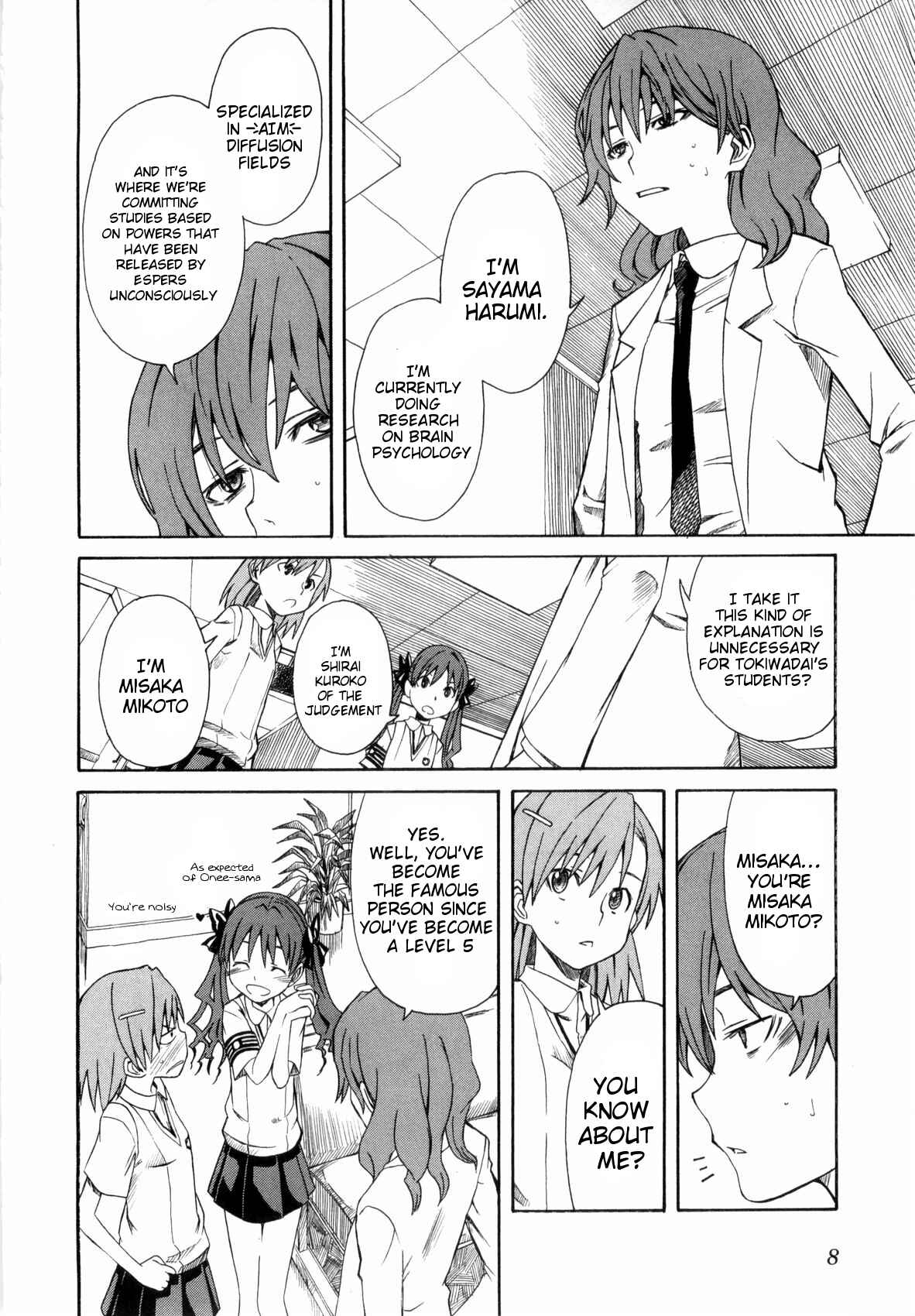 Toaru Majutsu no Index Gaiden: Toaru Kagaku no Railgun Chapter 8 - Page 12