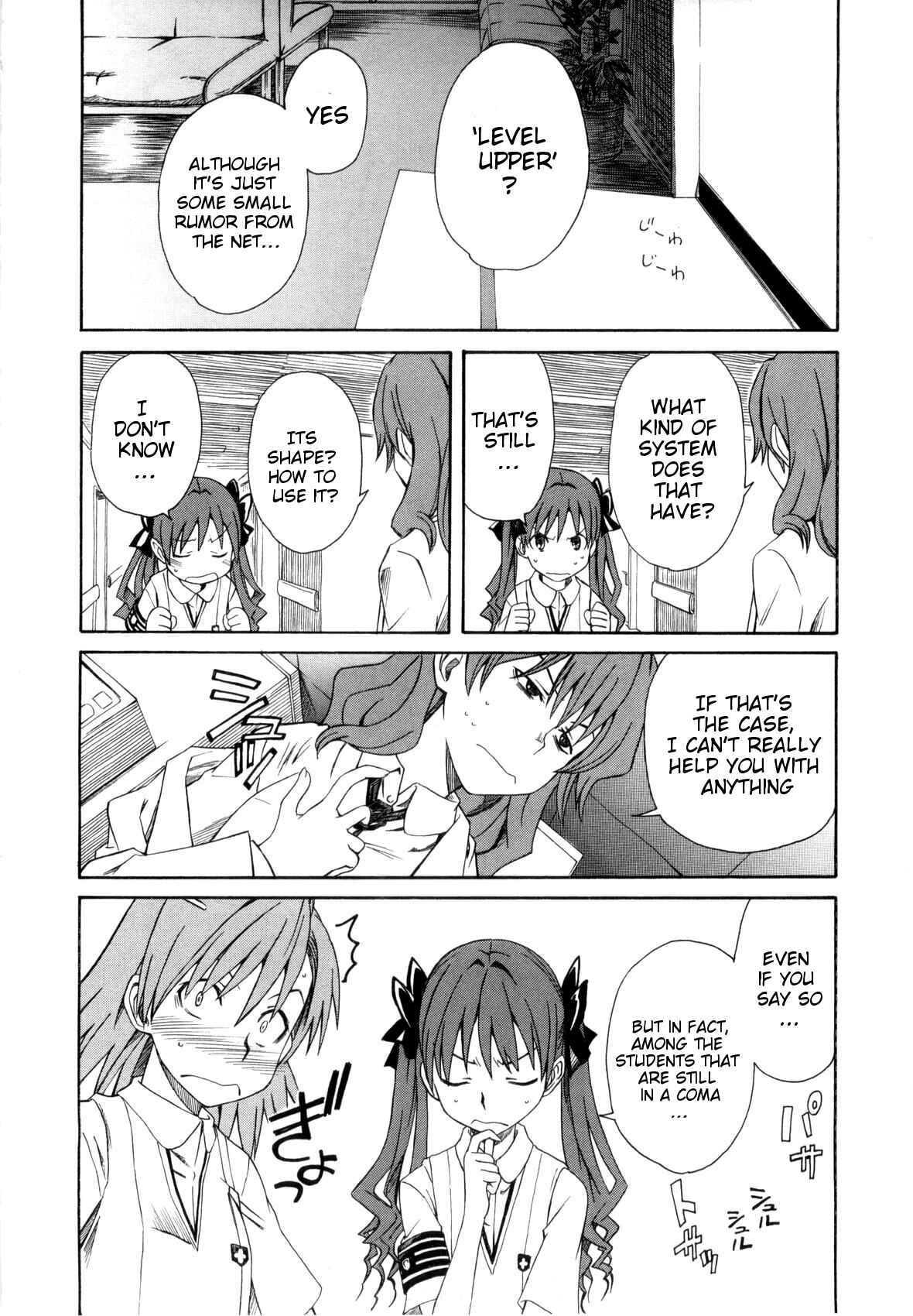 Toaru Majutsu no Index Gaiden: Toaru Kagaku no Railgun Chapter 8 - Page 14
