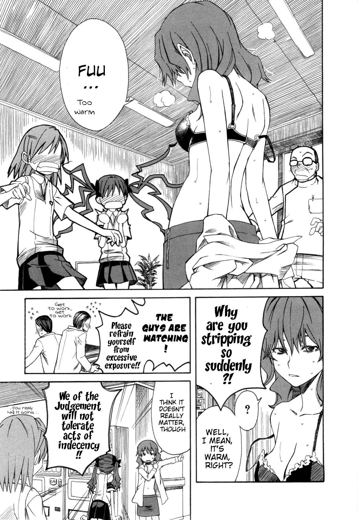 Toaru Majutsu no Index Gaiden: Toaru Kagaku no Railgun Chapter 8 - Page 15