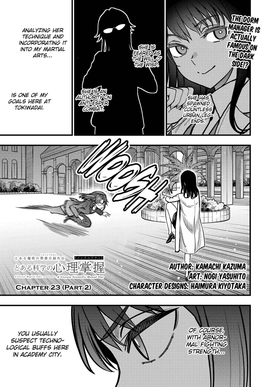 Toaru Majutsu no Index Gaiden - Toaru Kagaku no Mental Out Chapter 23.2 - Page 1