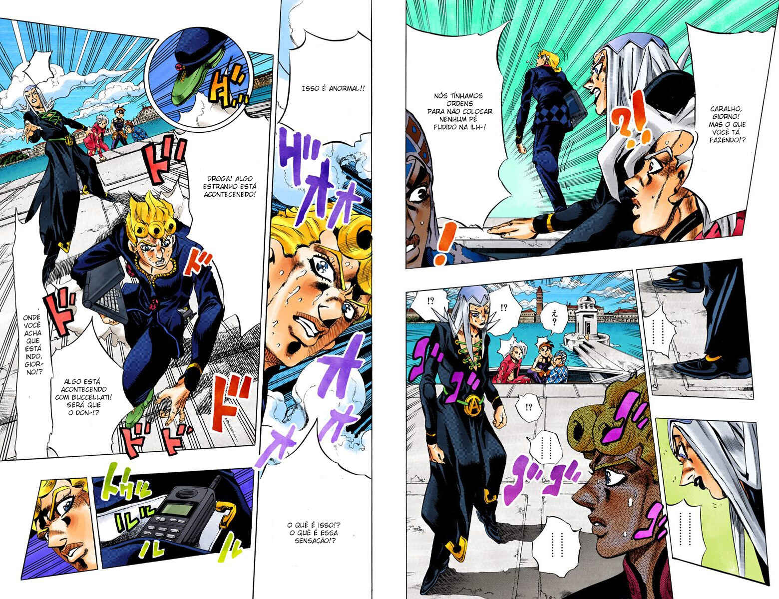 JoJo no Kimyou na Bouken: Part 5 - Ougon no Kaze Color-ban Chapter 80 - Page 6
