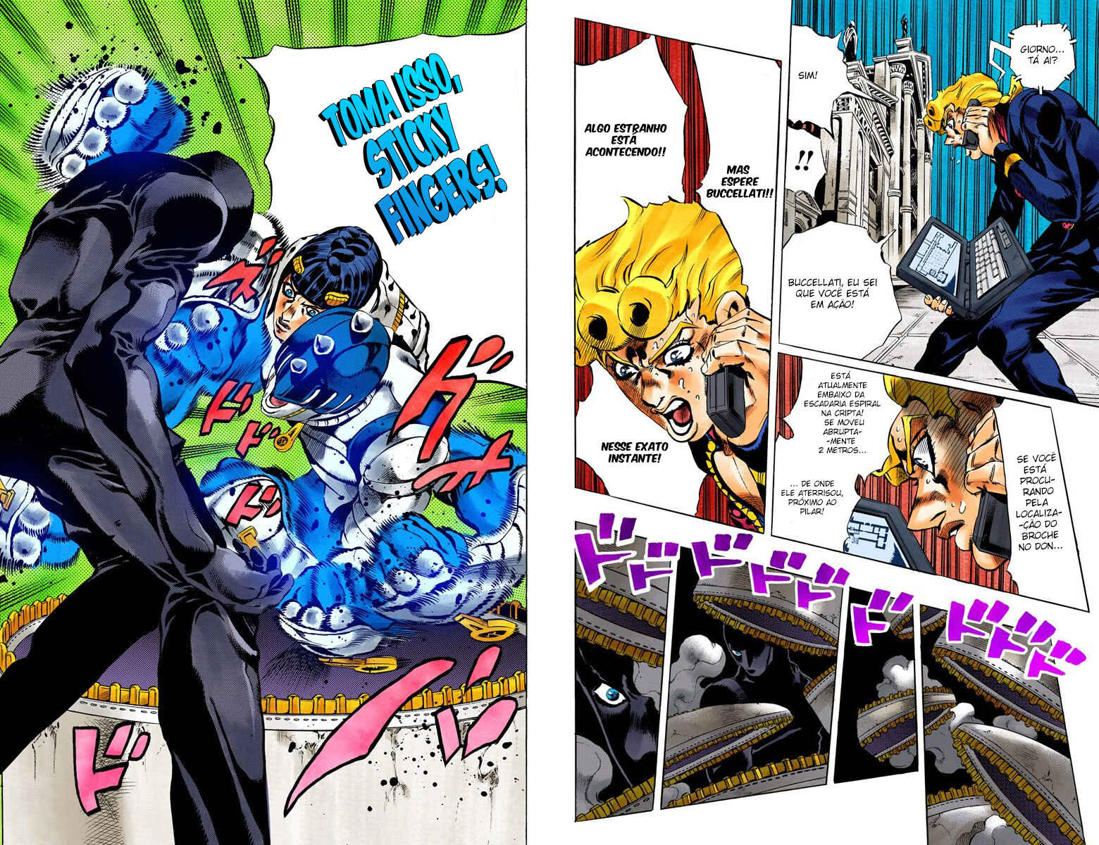 JoJo no Kimyou na Bouken: Part 5 - Ougon no Kaze Color-ban Chapter 80 - Page 7