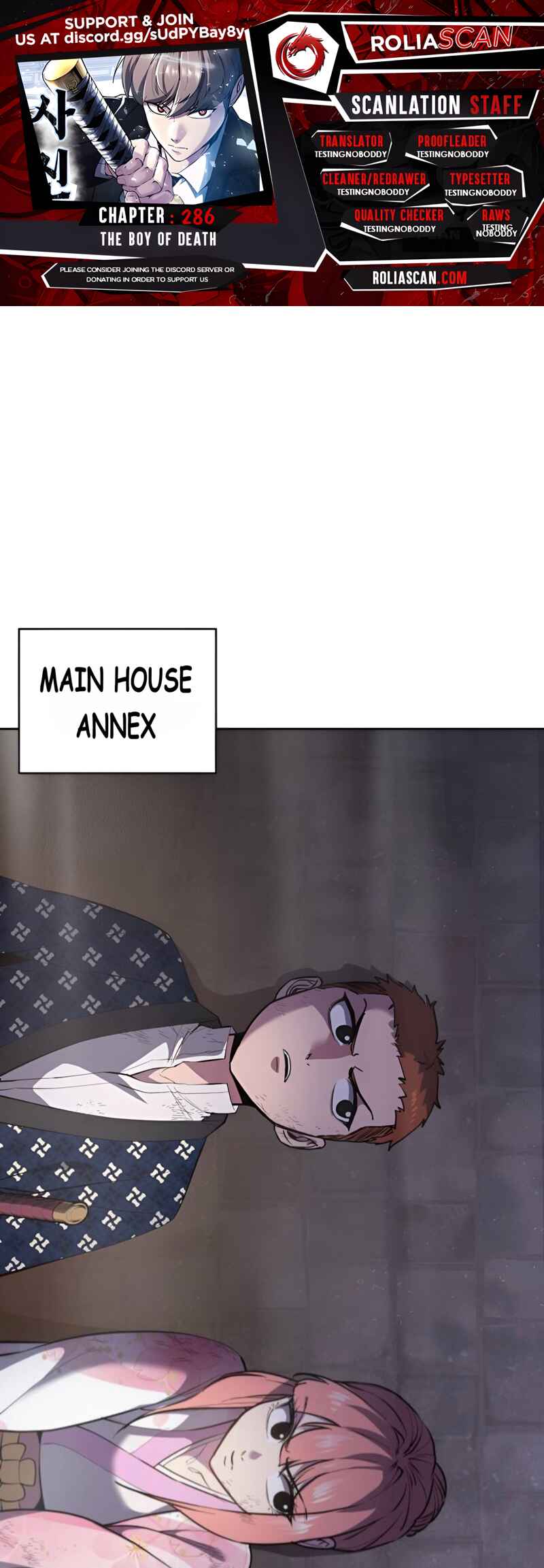 The Boy of Death Chapter 286 - Page 1