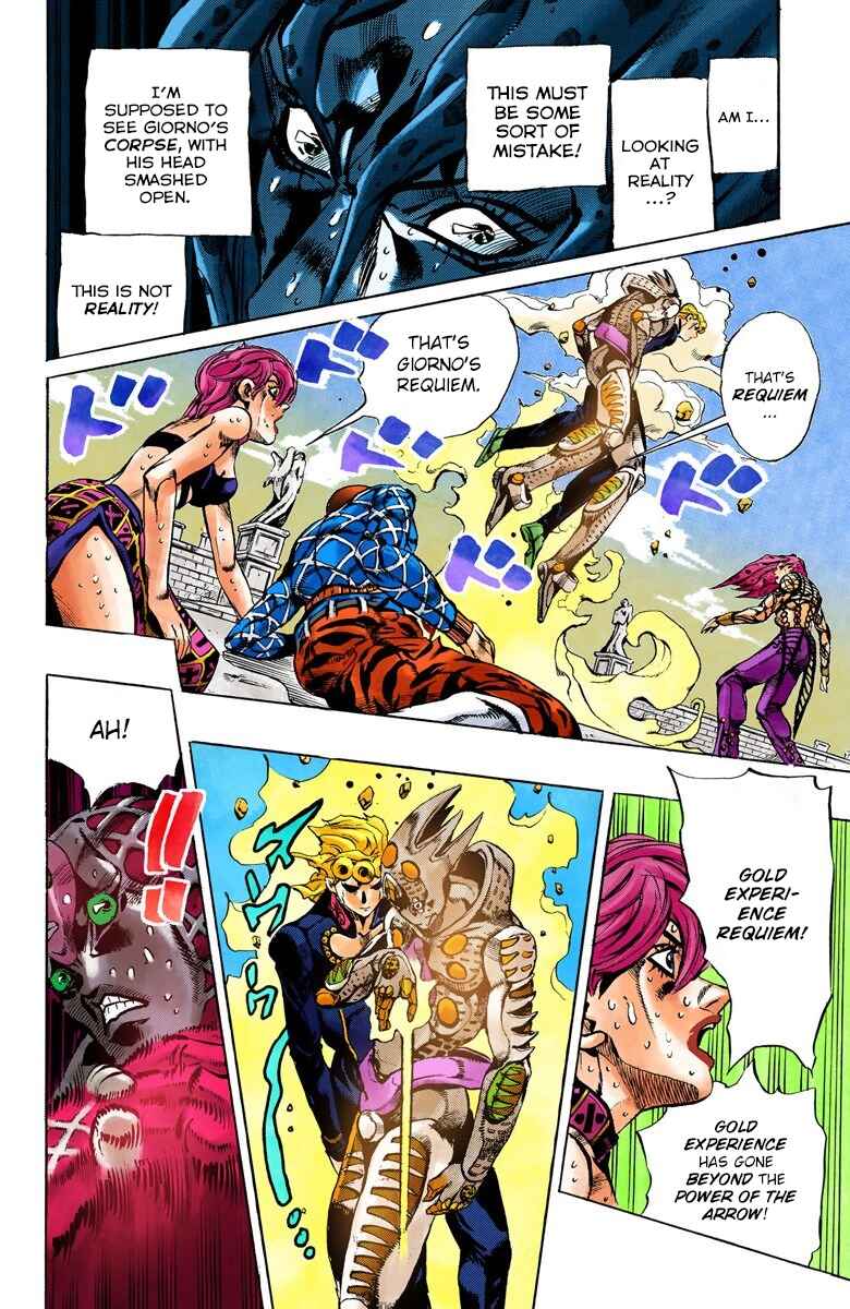 JoJo no Kimyou na Bouken: Part 5 - Ougon no Kaze Color-ban Chapter 147 - Page 9