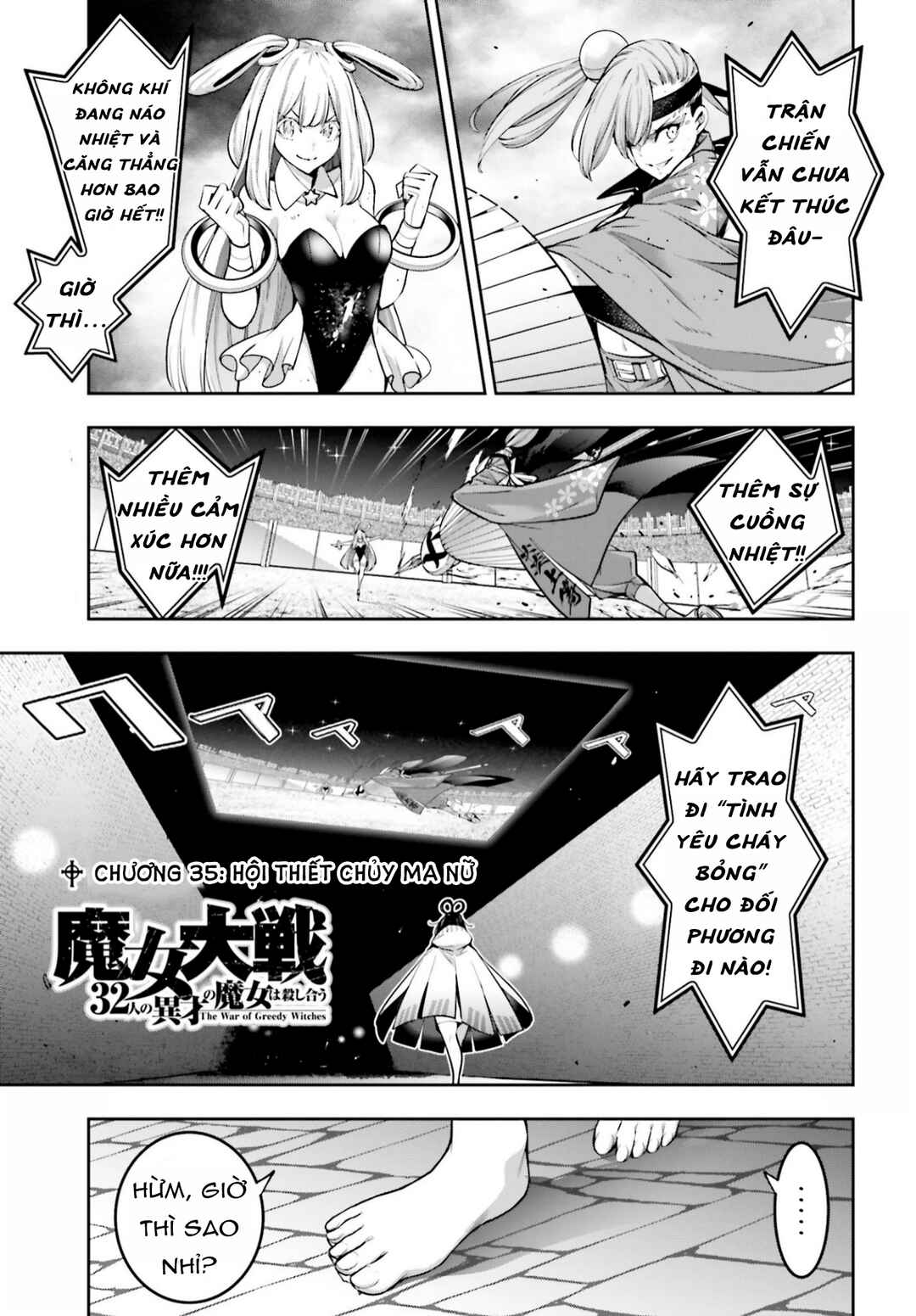 Majo Taisen - 32-nin no Isai no Majo wa Koroshiau Chapter 35 - Page 3