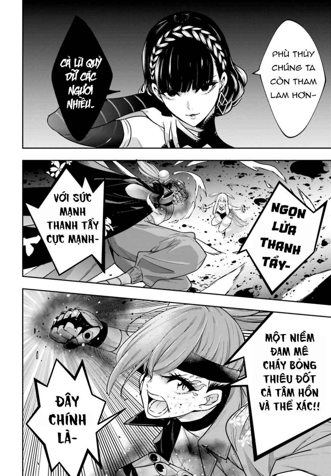Majo Taisen - 32-nin no Isai no Majo wa Koroshiau Chapter 35 - Page 30