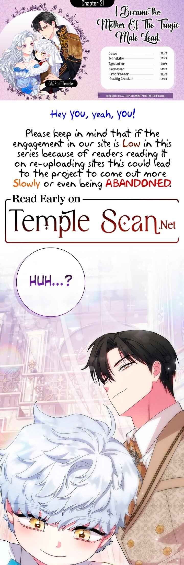I Became the Mother of the Evil Male Lead Chapter 21 - Page 1