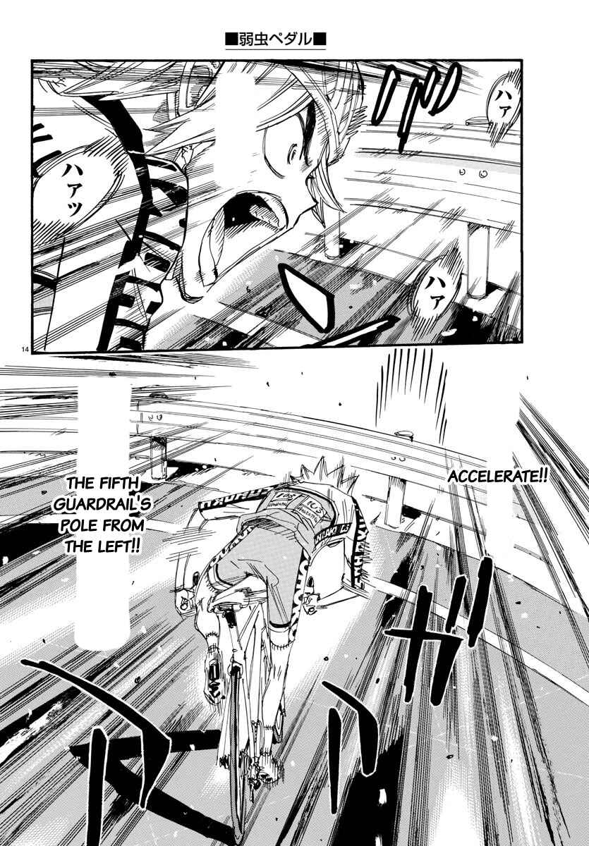 Yowamushi Pedal Chapter 623 - Page 14
