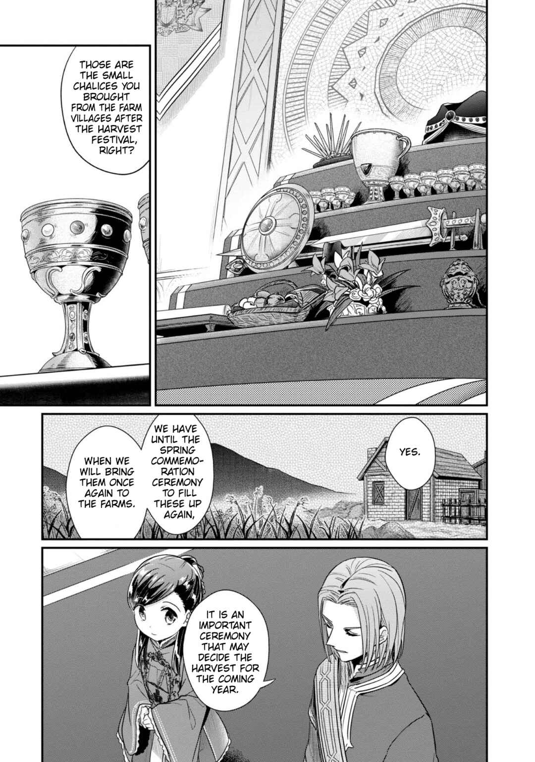 Honzuki no Gekokujou: Shisho ni Naru tame ni wa Shudan o Erandeiraremasen—Dai-2 Bu: Hon no Tamenara Miko ni Naru! Chapter 43 - Page 28