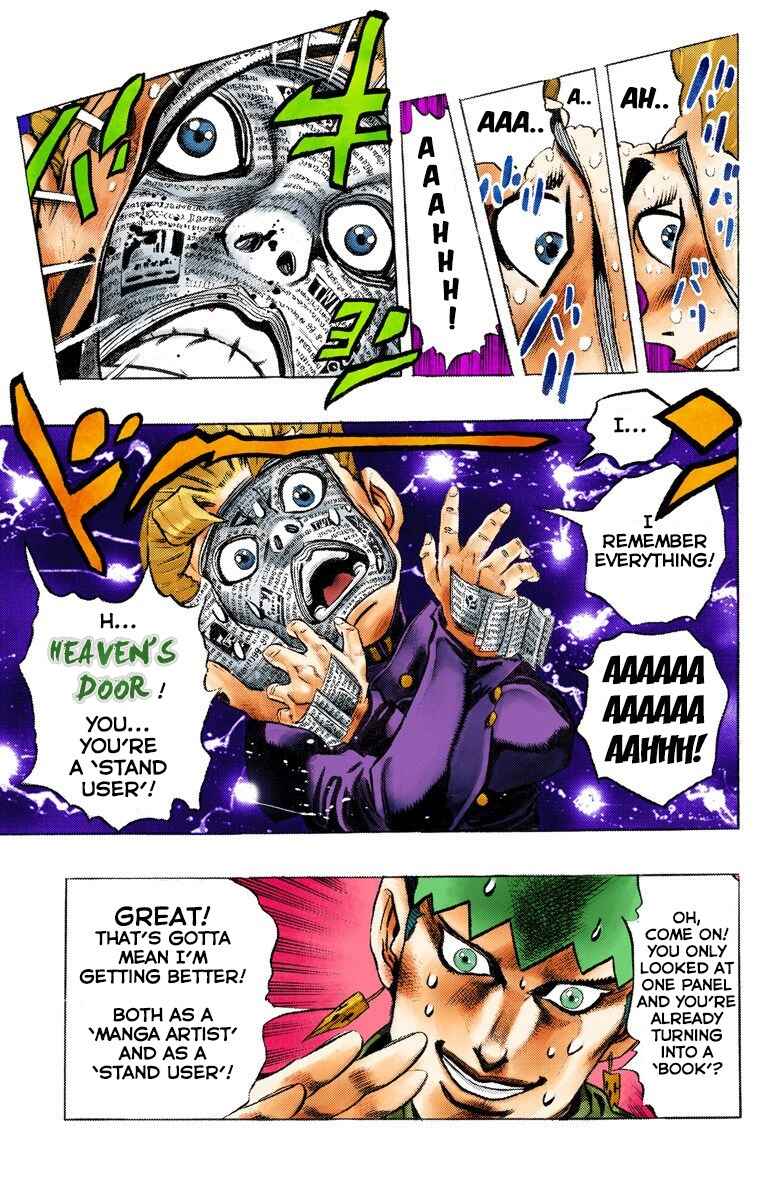 JoJo no Kimyou na Bouken: Part 4 - Diamond wa Kudakenai Color-ban Chapter 56 - Page 19