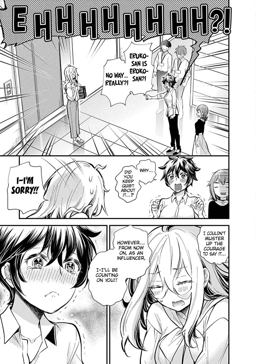 Shingeki no Eroko-san: Hen na Oneesan wa Danshi Kousei to Nakayoku Naritai Chapter 47 - Page 12