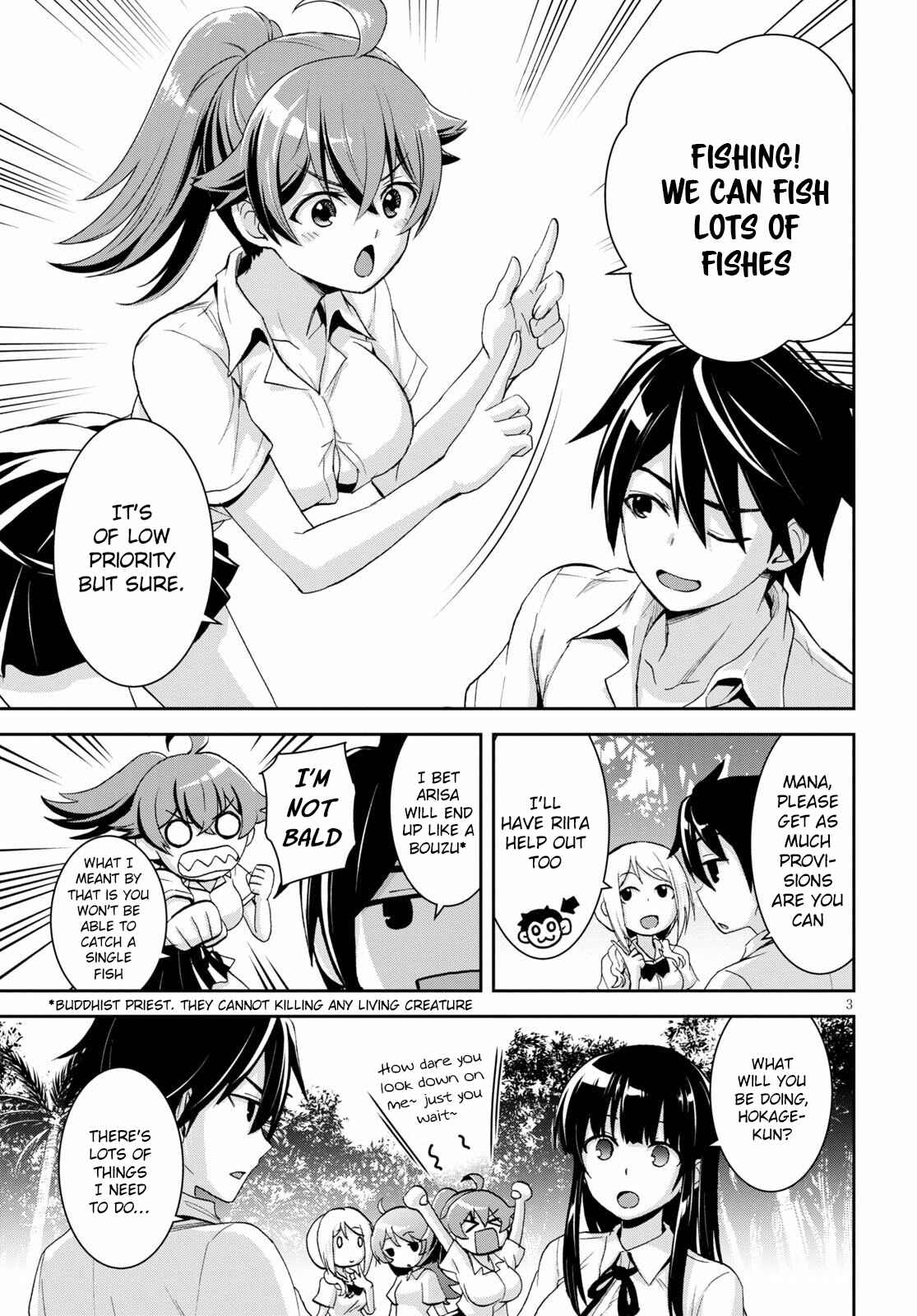 Isekai Yurutto Survival Seikatsu ~Gakkou no Minna to Isekai no Mujintou ni Tenishitakedo Ore Dake Rakushou desu~ Chapter 4 - Page 4