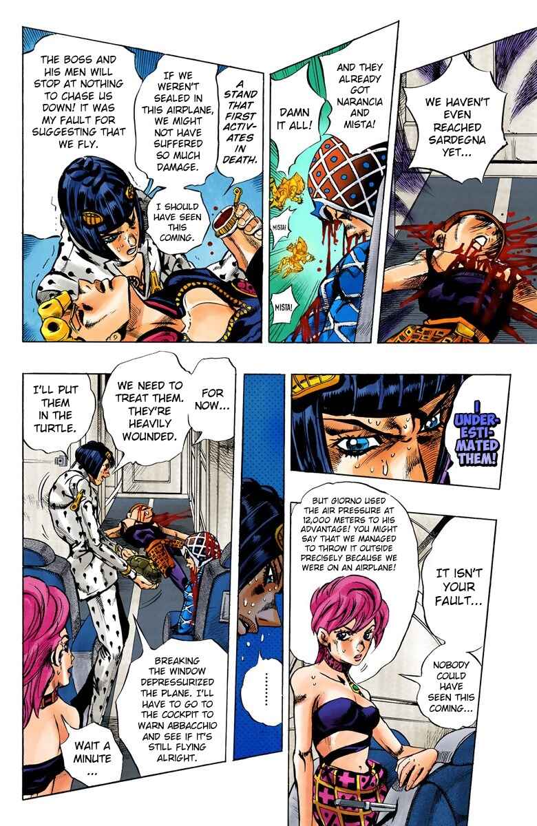 JoJo no Kimyou na Bouken: Part 5 - Ougon no Kaze Color-ban Chapter 97 - Page 7