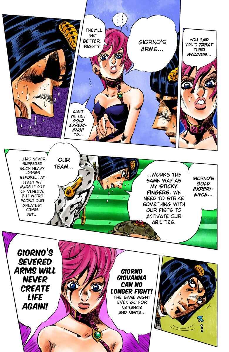 JoJo no Kimyou na Bouken: Part 5 - Ougon no Kaze Color-ban Chapter 97 - Page 8