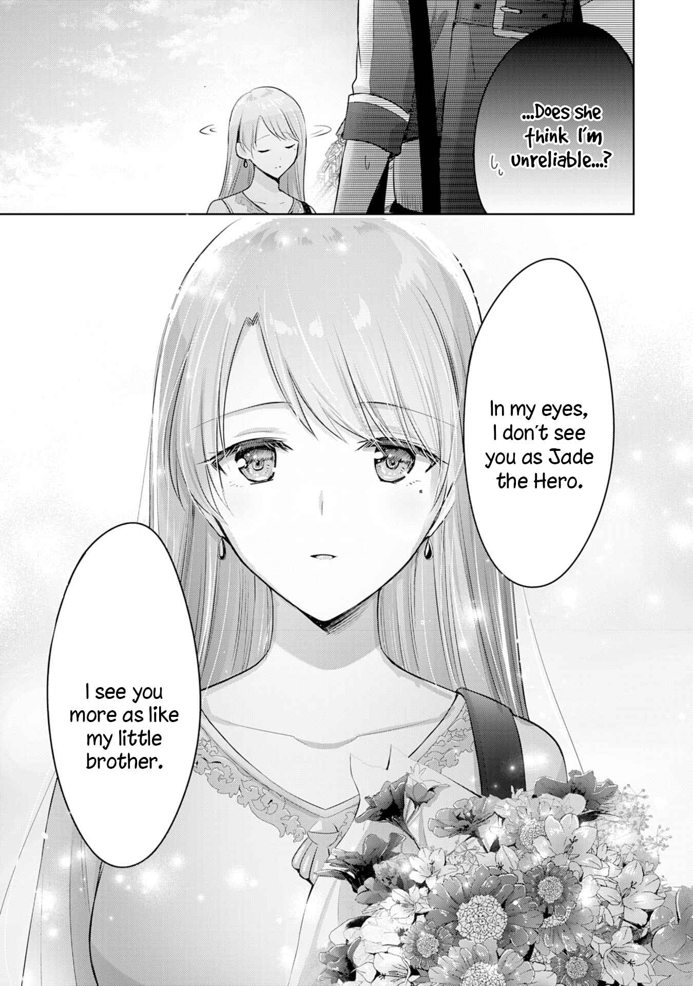 Uketsukejou ni Kokuhaku Shitakute Guild ni Kayoitsumetara Eiyuu ni Natteta Chapter 6 - Page 20