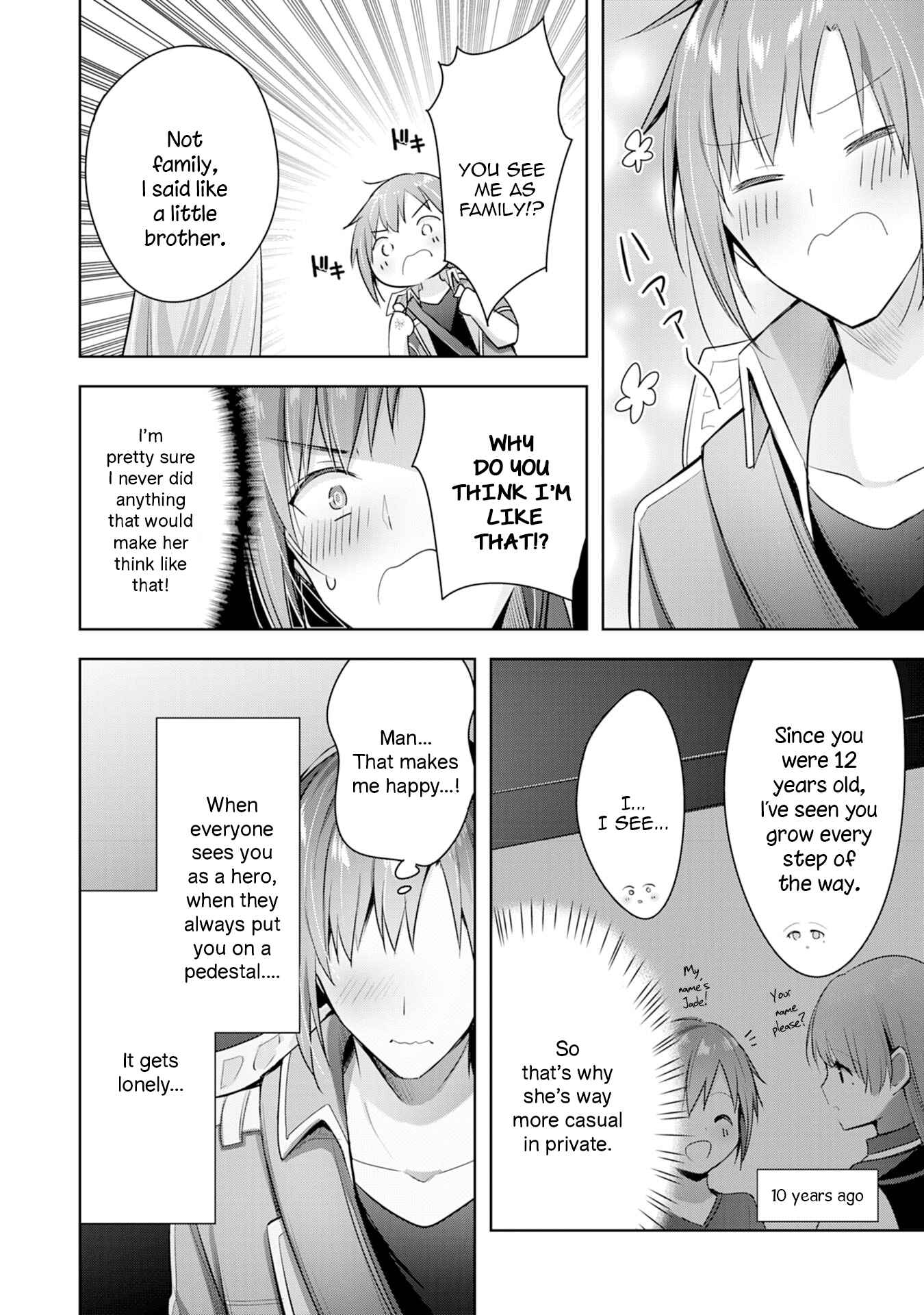Uketsukejou ni Kokuhaku Shitakute Guild ni Kayoitsumetara Eiyuu ni Natteta Chapter 6 - Page 21